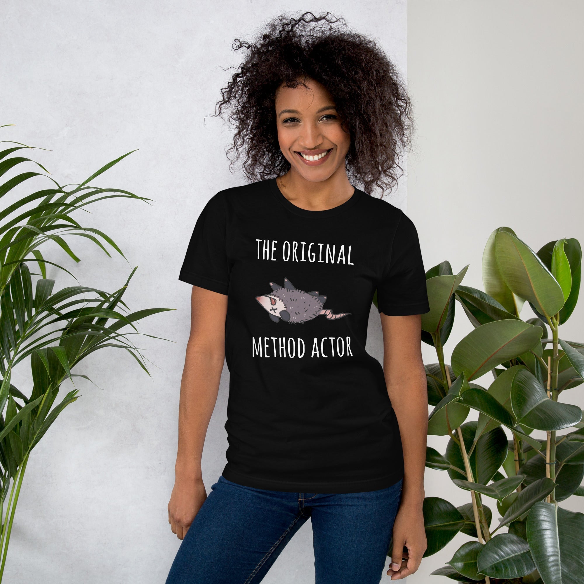 The Original Method Actor Possum T-Shirt Geek Nerd Advertise to Meta Animal Patterns Design by Ardi Tong