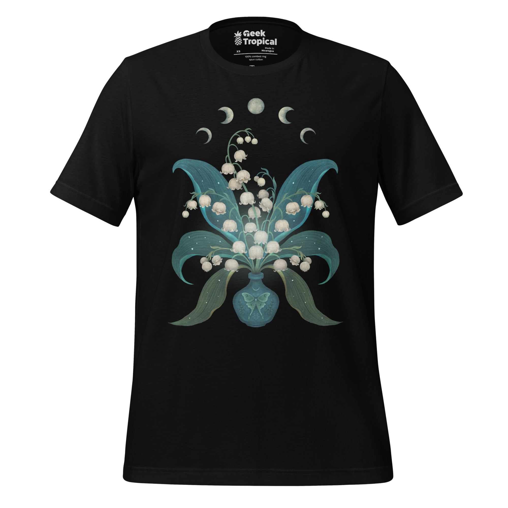Lily Of The Valley T-Shirt Geek Nerd Advertise to Meta Botany Print Design by Episodic