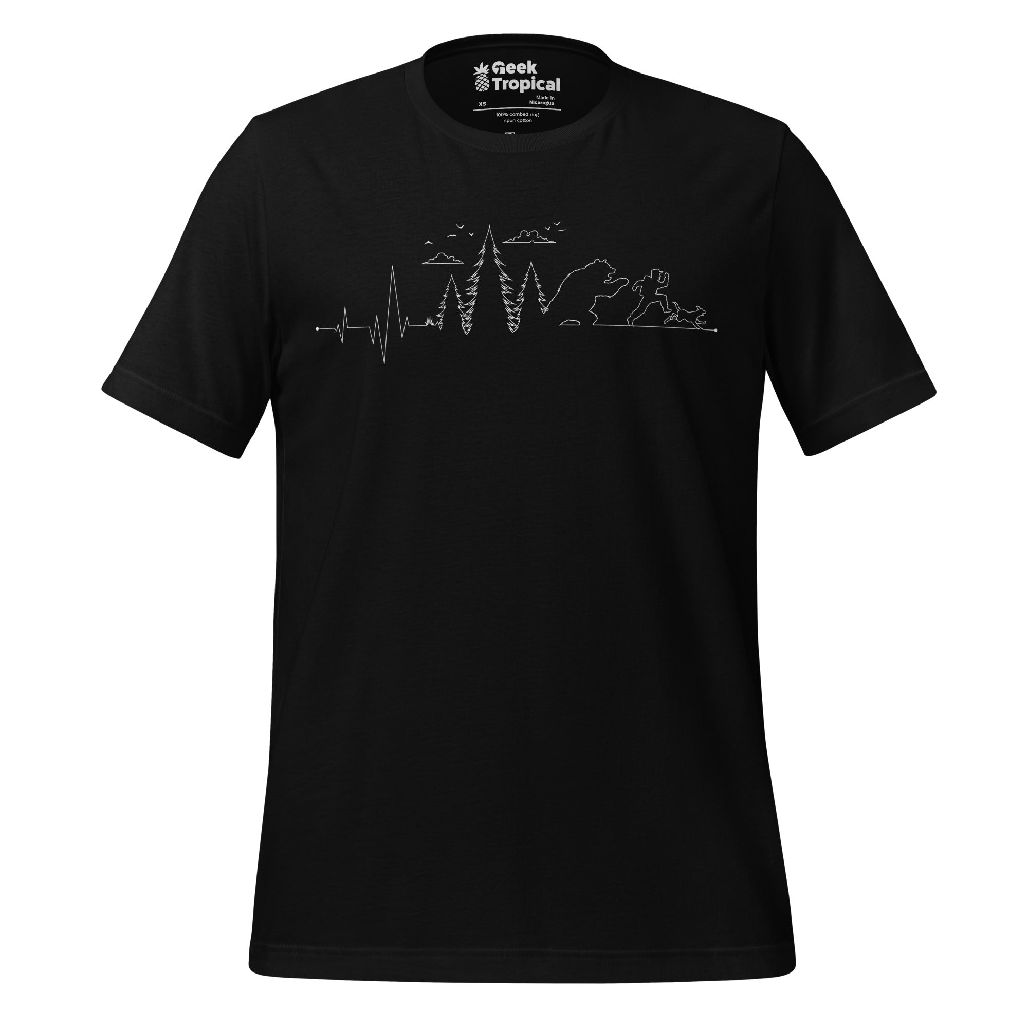 Hike Faster T-Shirt Geek Nerd Advertise to Meta Animal Patterns Design by Tobe Fonseca
