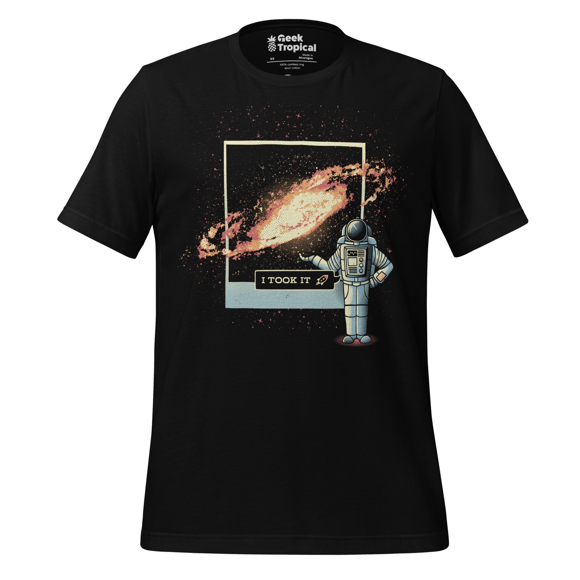 Photo from an Astronaut T-Shirt Geek Nerd Advertise to Meta Design by Tobe Fonseca outer space & astronaut print