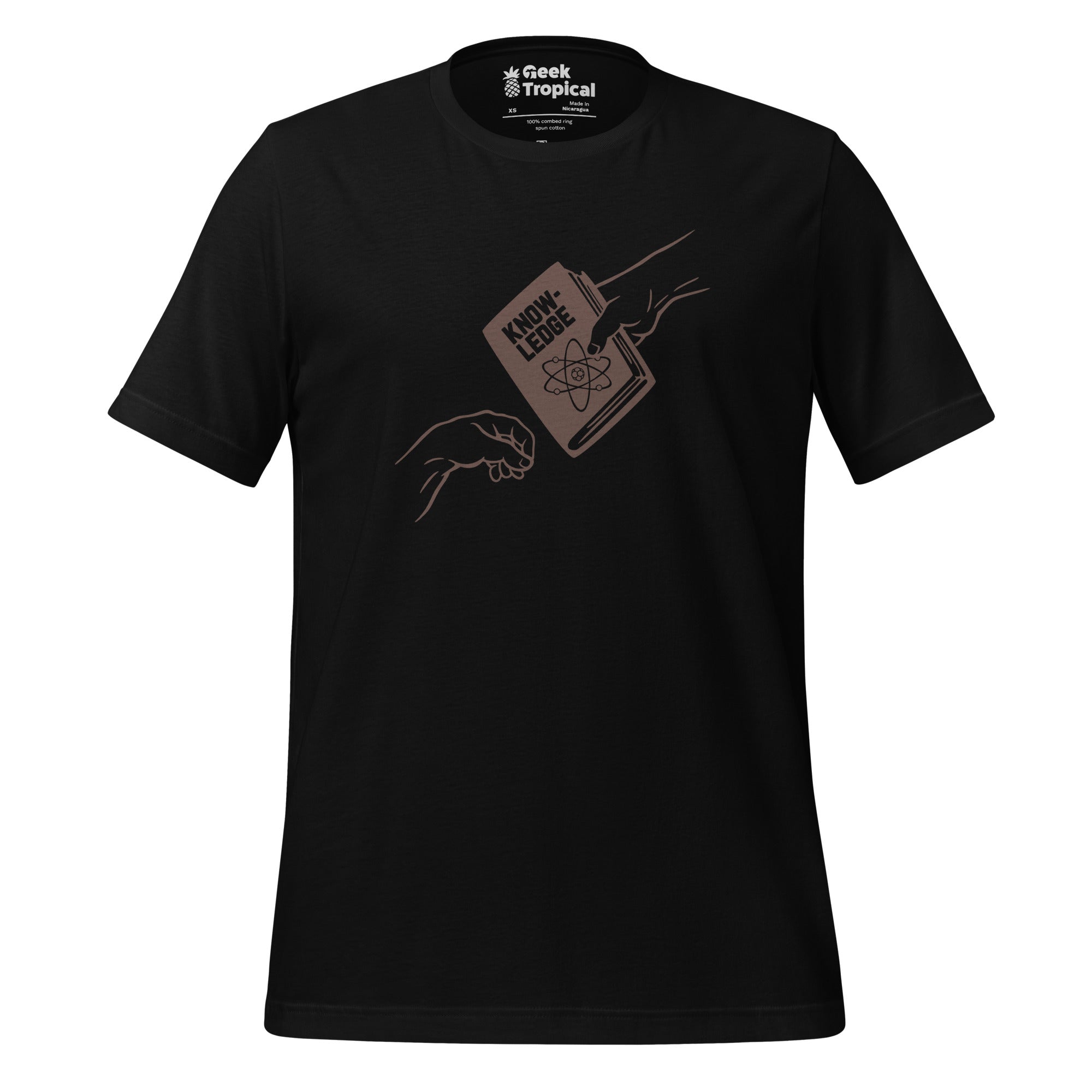 The Book of Creation T-Shirt Geek Nerd Advertise to Meta Book Prints Design by Tobe Fonseca