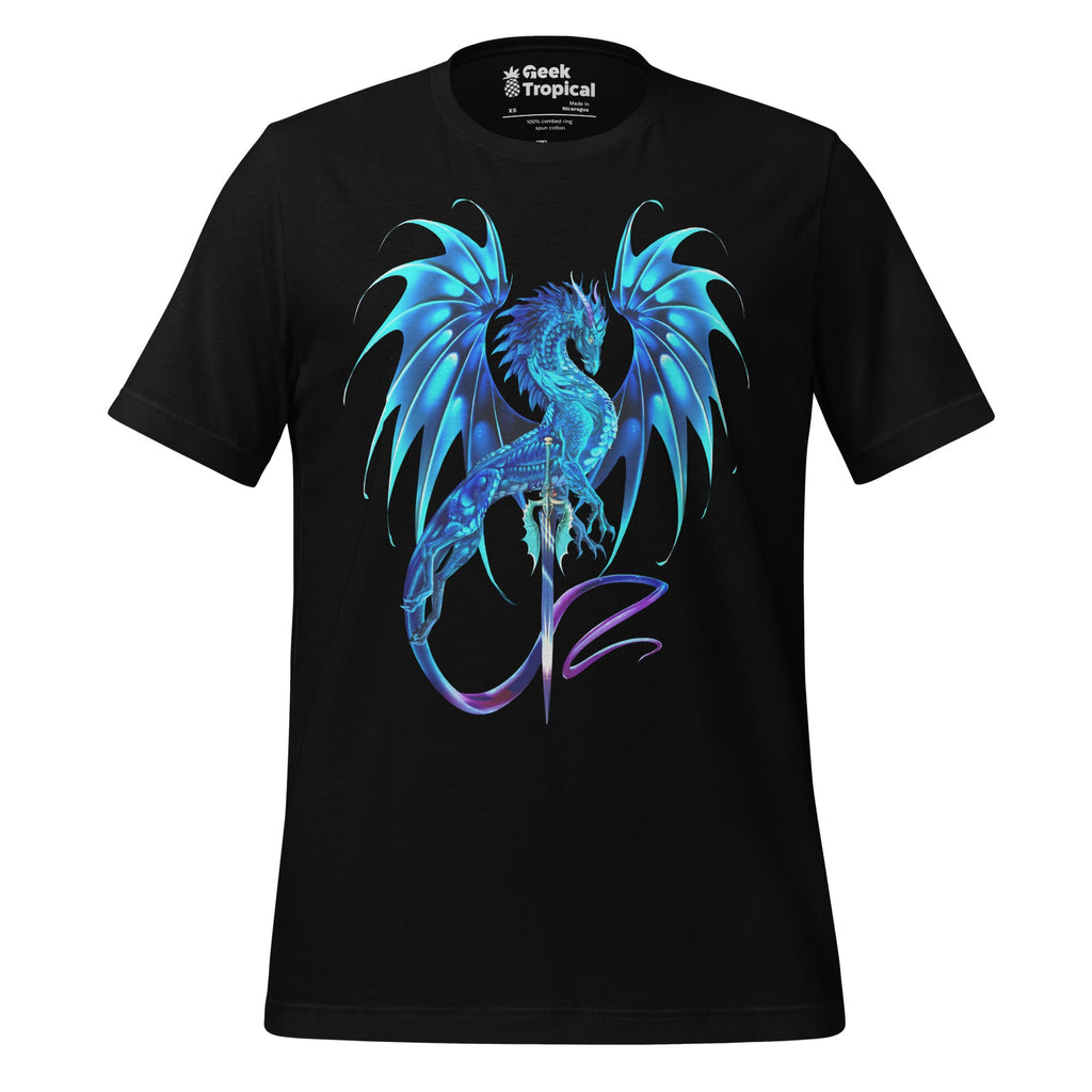 Dragonblade Seablade T-Shirt Geek Nerd Advertise to Meta Design by Ruth Thompson Fantasy Prints