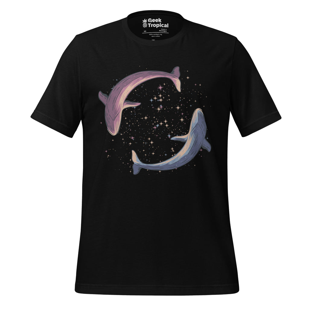 Stars of the Sea Whales T-Shirt Geek Nerd Advertise to Meta Animal Patterns Design by Tobe Fonseca