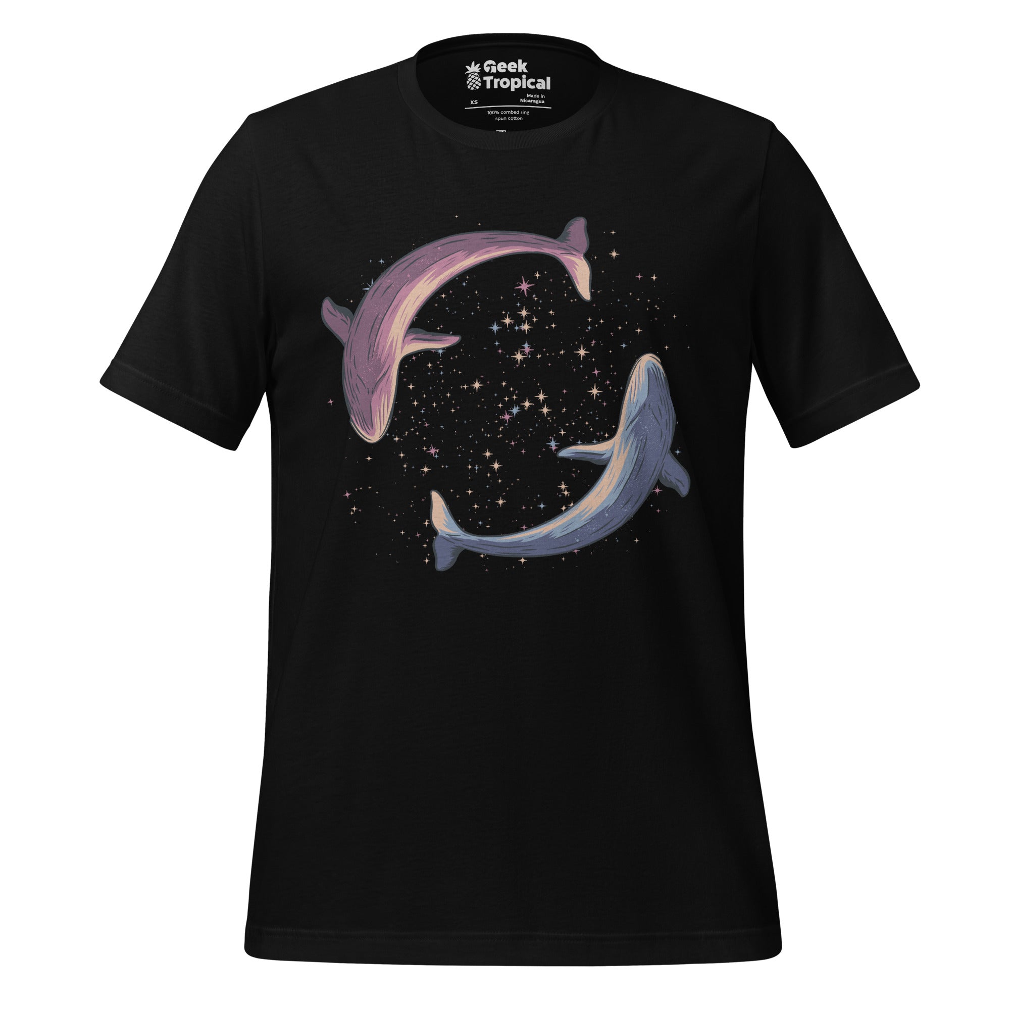 Stars of the Sea Whales T-Shirt Geek Nerd Advertise to Meta Animal Patterns Design by Tobe Fonseca