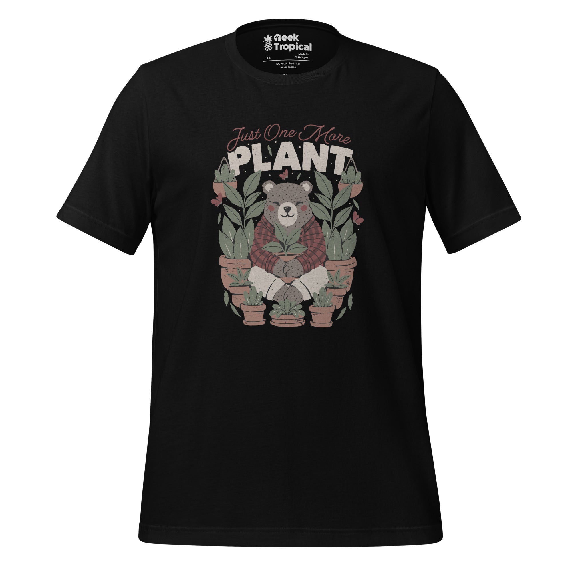 Just One More Plant T-Shirt Geek Nerd Advertise to Meta Botany Print Design by Tobe Fonseca