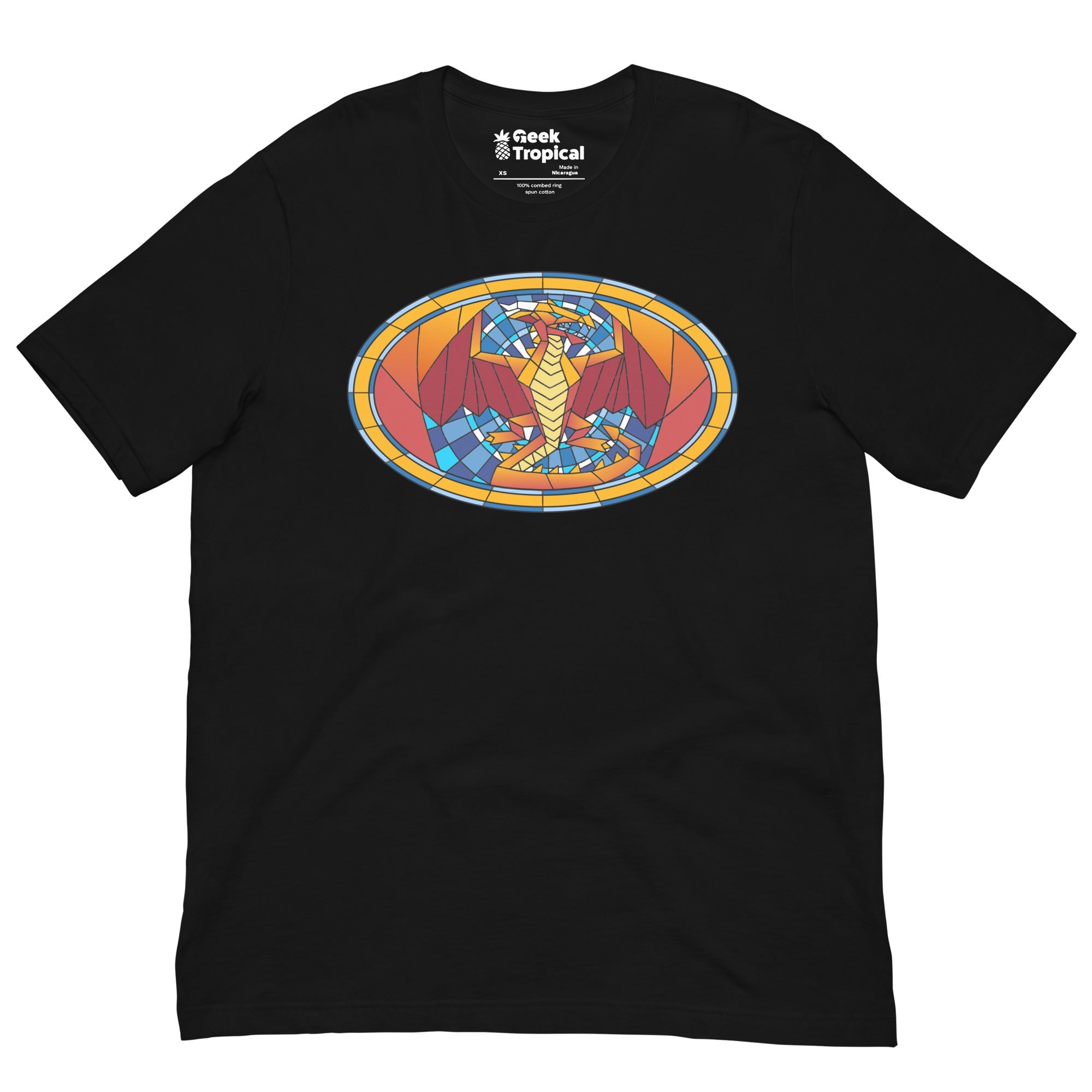 Dragon Stained Glass T-Shirt 5