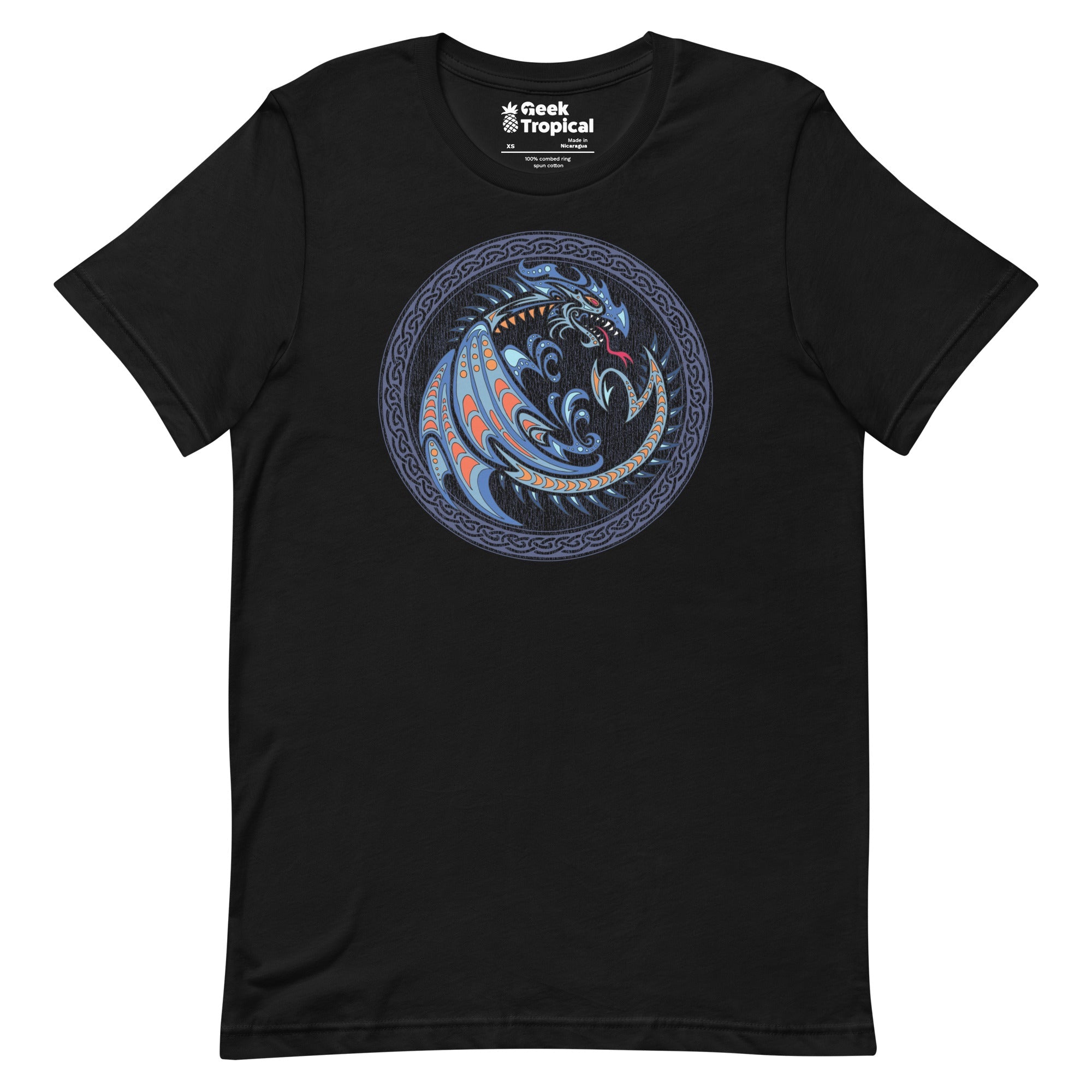 Tribal Dragon Crest T-Shirt 1