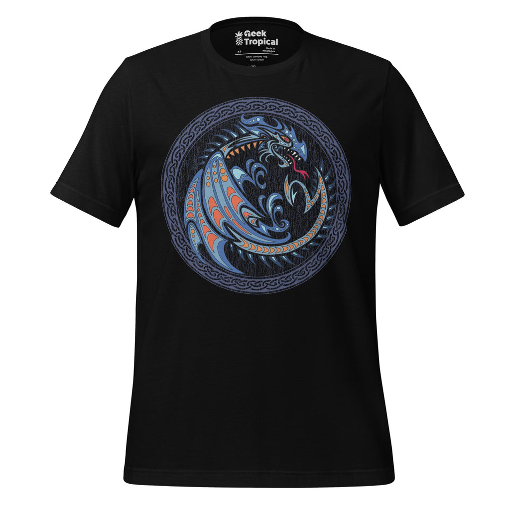 Tribal Dragon Crest T-Shirt 4