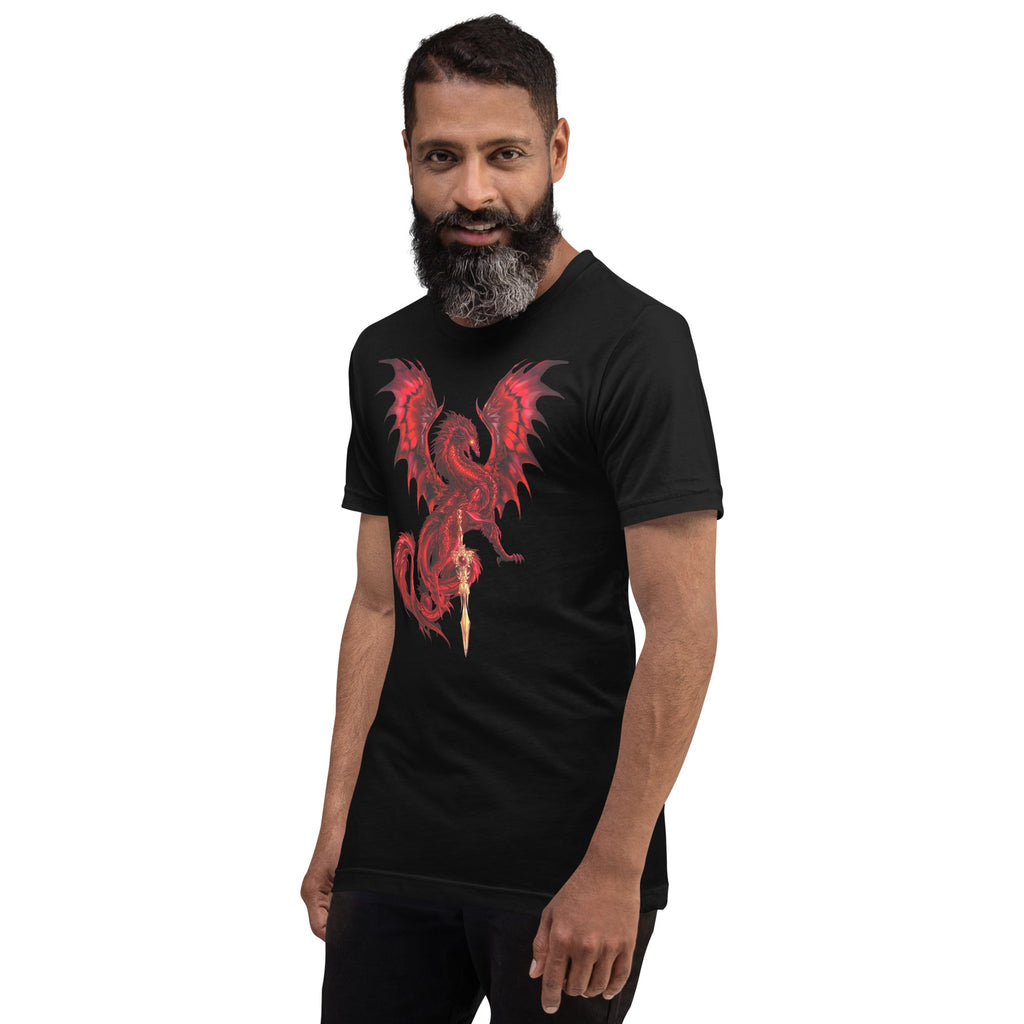 Dragonblade BLOODBLADE T-Shirt Geek Nerd Advertise to Meta Design by Ruth Thompson Fantasy Prints