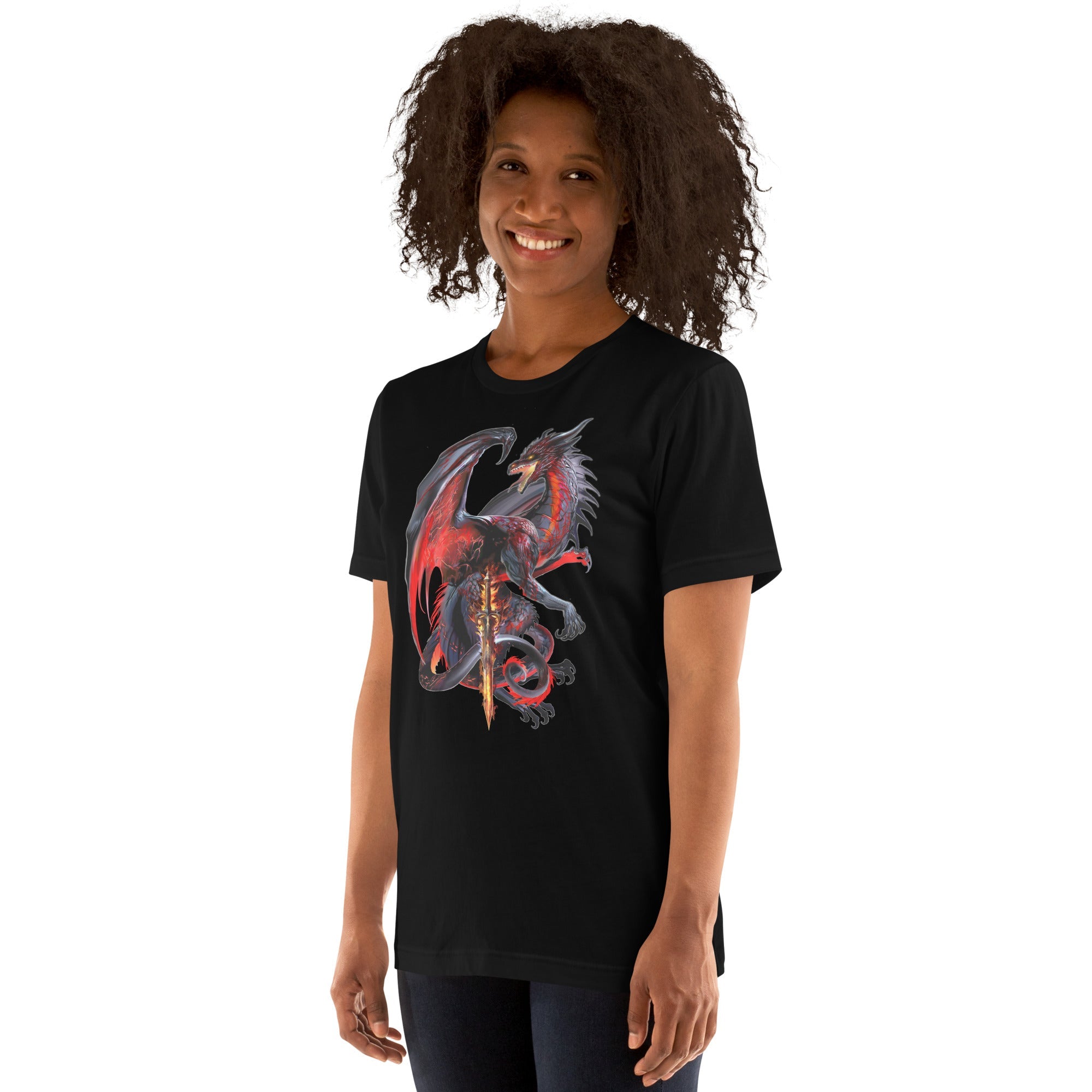 Dragonblade WIDOWBLADE T-Shirt Geek Nerd Advertise to Meta Design by Ruth Thompson dnd & rpg print