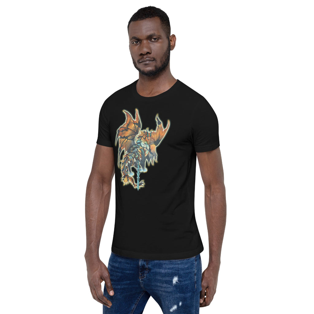 Dragonblade THUNDERBLADE OG T-Shirt Geek Nerd Advertise to Meta Design by Ruth Thompson Fantasy Prints