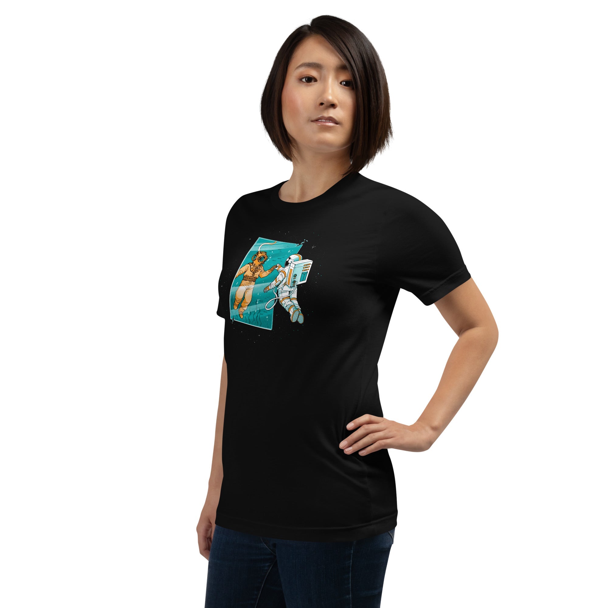 The Other Side of The Mirror T-Shirt Geek Nerd Advertise to Meta Design by Tobe Fonseca FLOW DESC WRITING