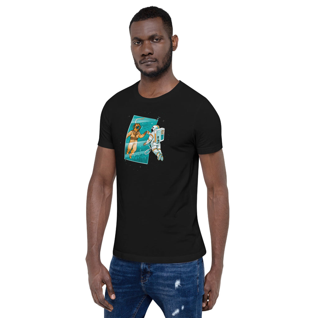 The Other Side of The Mirror T-Shirt Geek Nerd Advertise to Meta Design by Tobe Fonseca FLOW DESC WRITING