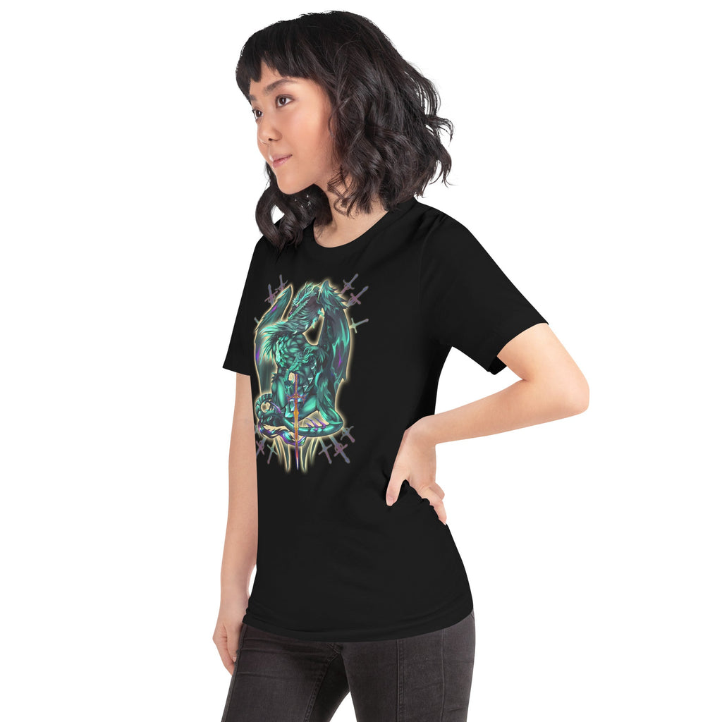 Dragonblade TERRABLADE T-Shirt Geek Nerd Advertise to Meta Design by Ruth Thompson Fantasy Prints