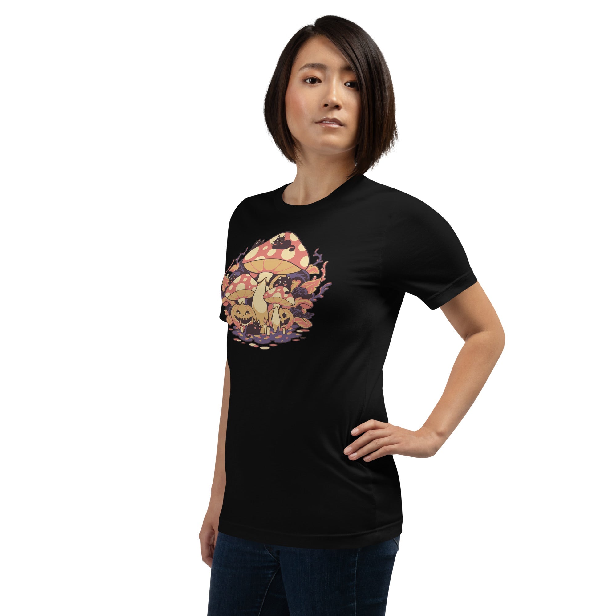 Cogumiaus Halloween Cats T-Shirt Geek Nerd Advertise to Meta Animal Patterns Design by Tobe Fonseca