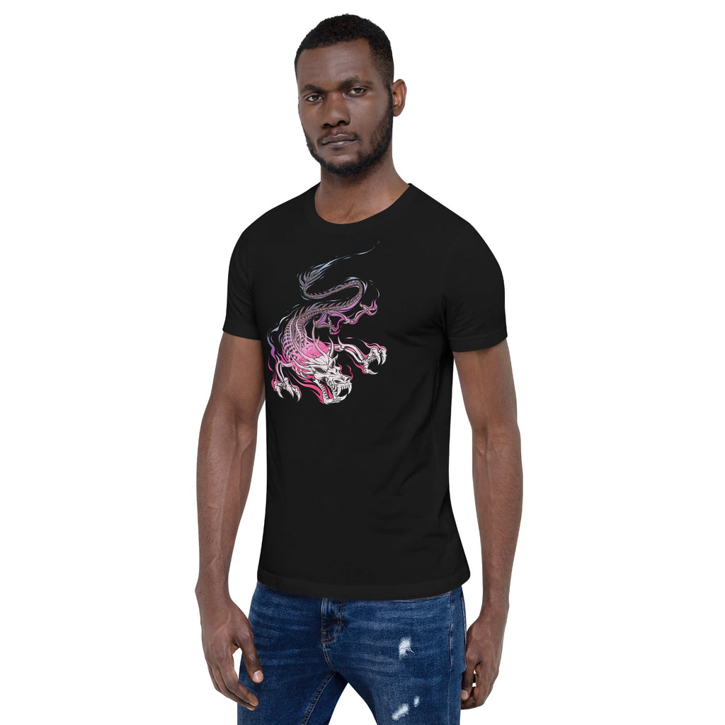 Chinese Skull Dragon T-Shirt Geek Nerd Advertise to Meta Design by Tobe Fonseca Fantasy Prints