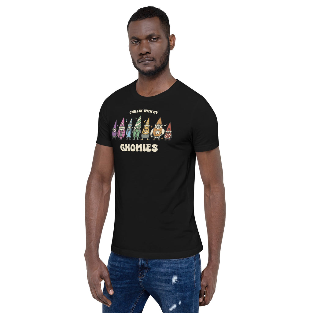 Chillin With My Gnomies T-Shirt Geek Nerd Advertise to Meta Christmas Print Design by Tobe Fonseca