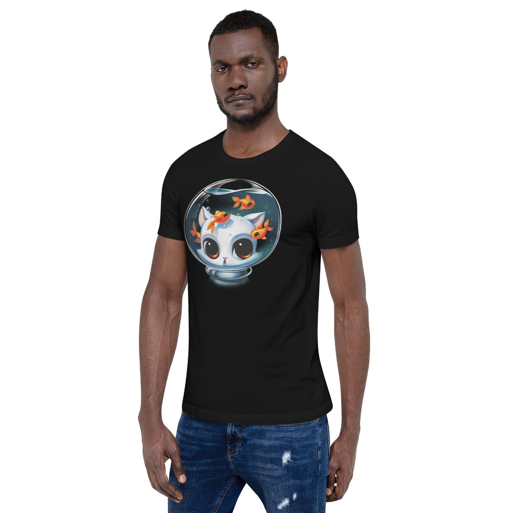 Castronaut Cat T-Shirt Geek Nerd Advertise to Meta Animal Patterns Design by Tobe Fonseca