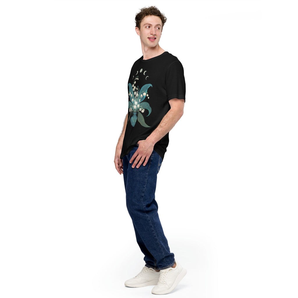 Lily Of The Valley T-Shirt Geek Nerd Advertise to Meta Botany Print Design by Episodic Drawing