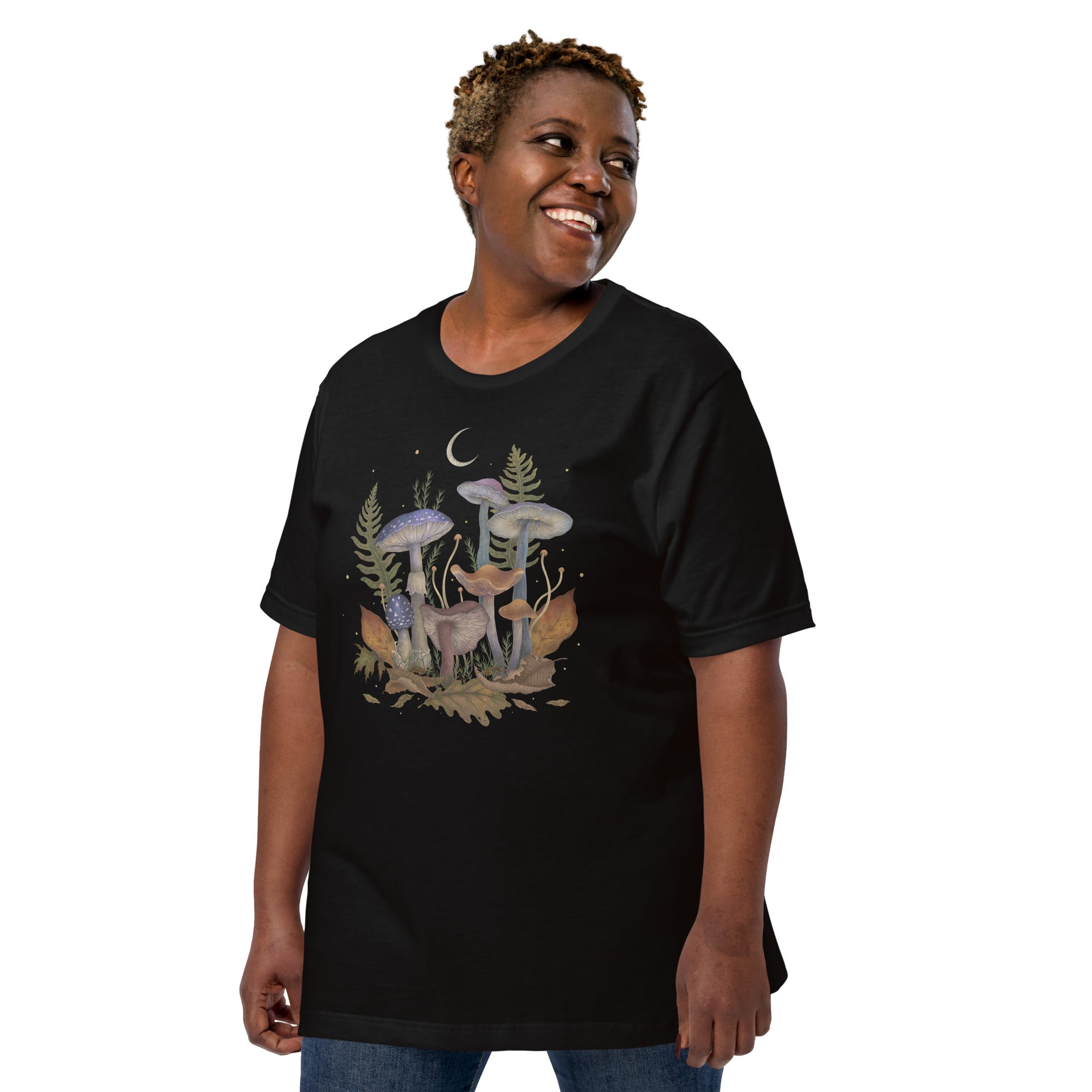 Mushroom Cover T-Shirt Geek Nerd Advertise to Meta Book Prints Botany Print