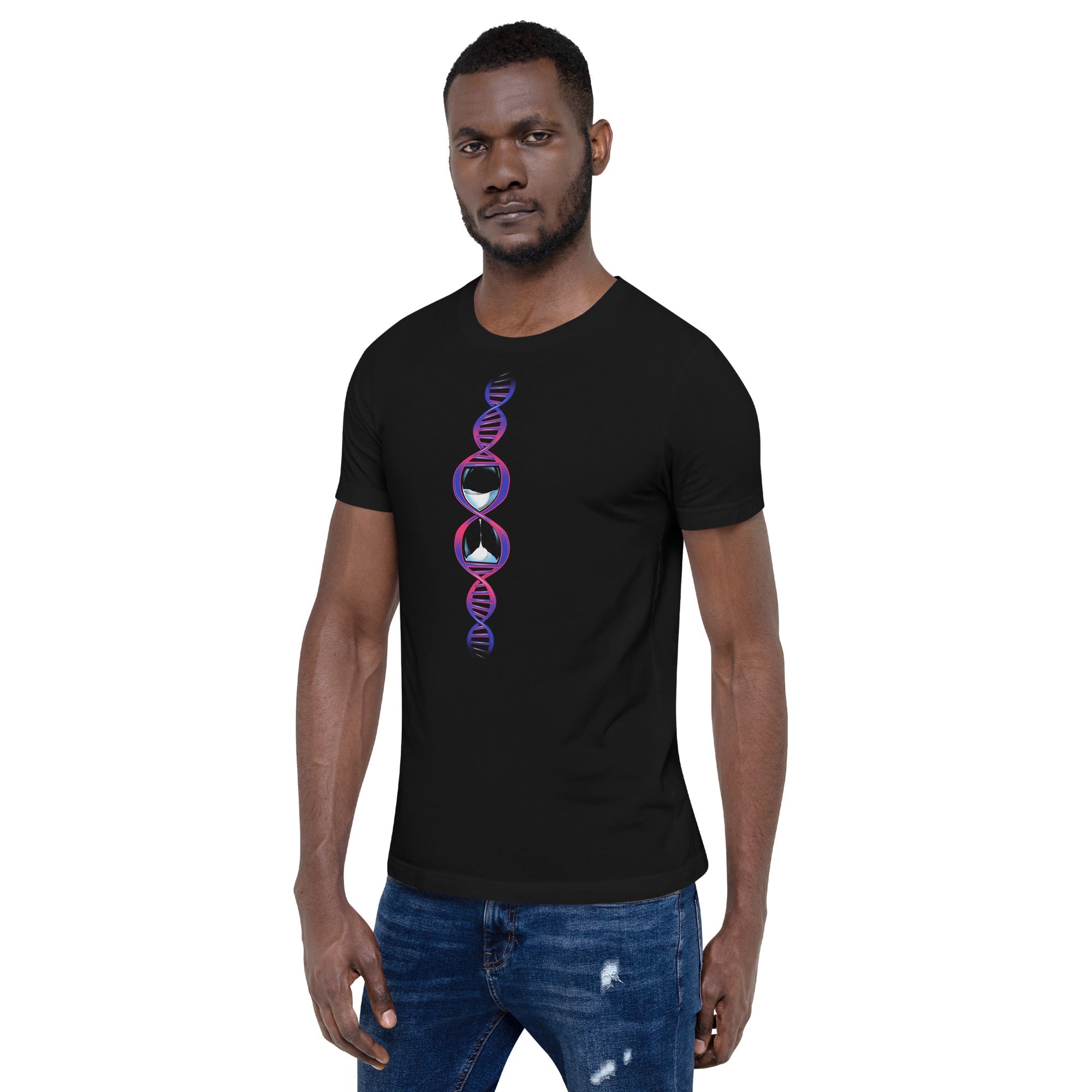Altered DNA Carbon T-Shirt Geek Nerd Advertise to Meta Design by Tobe Fonseca FLOW DESC WRITING