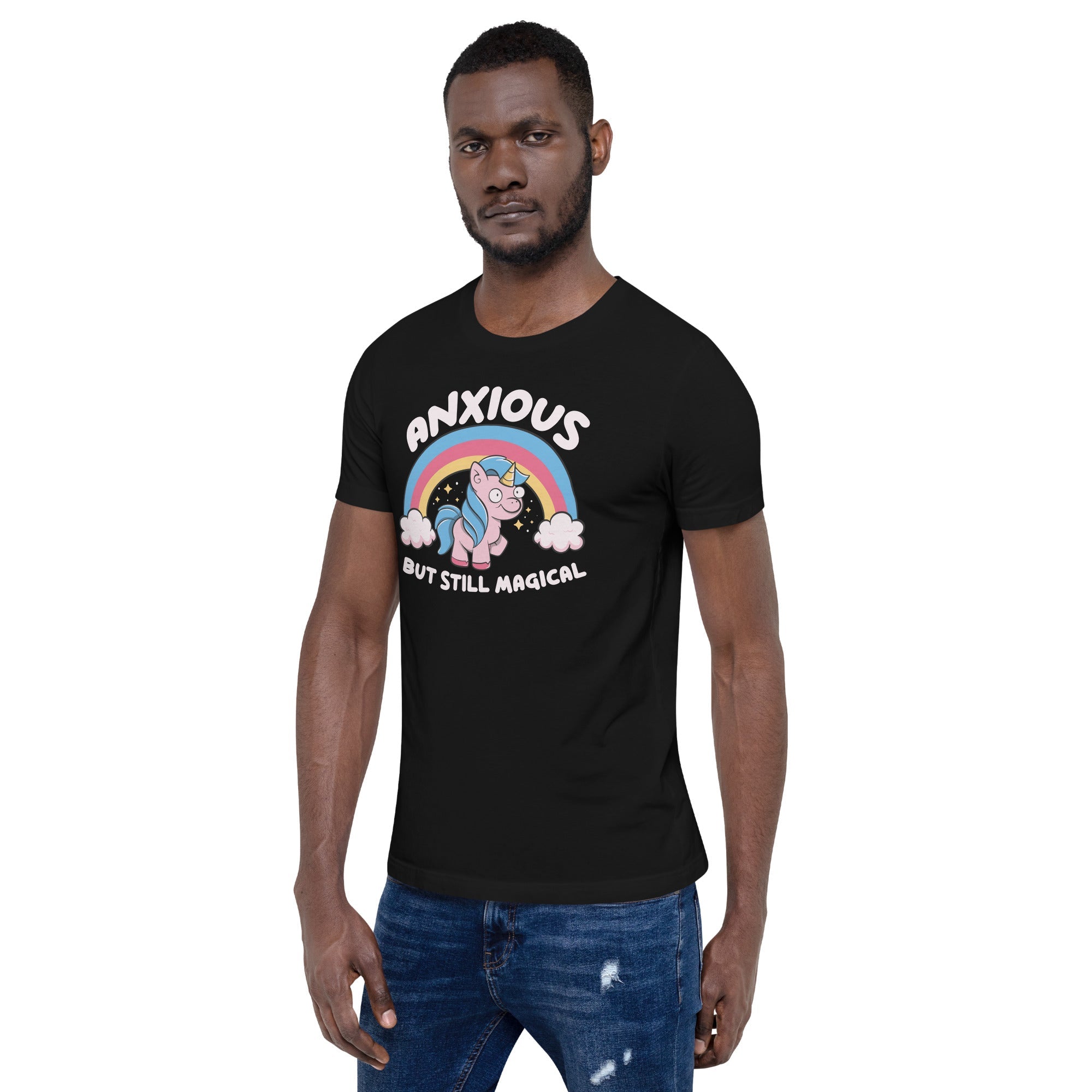 Anxious But Still Magical T-Shirt Geek Nerd Advertise to Meta Design by Tobe Fonseca Fantasy Prints
