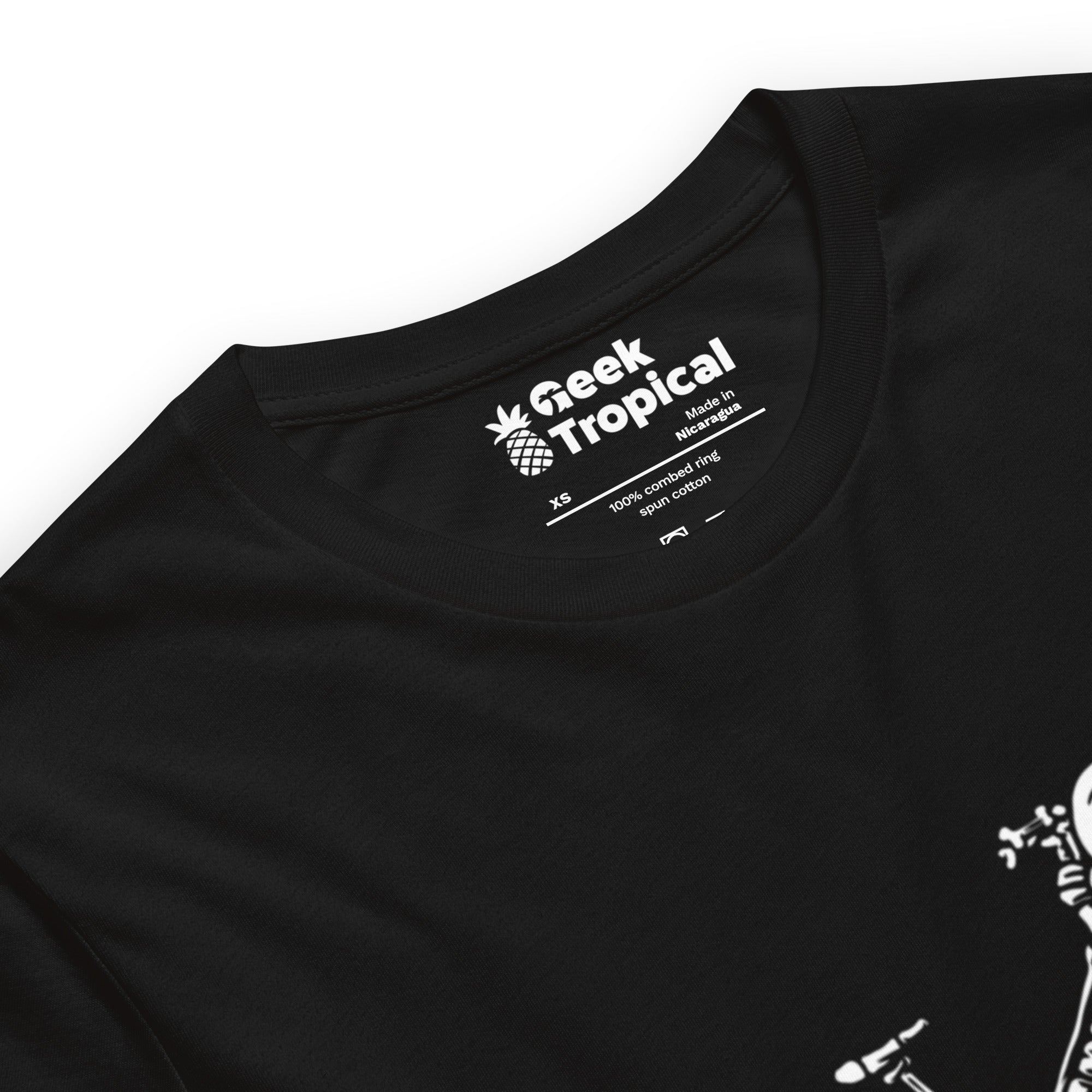 Ride or Die Skeleton Bike T-Shirt Geek Nerd Design by Tobe Fonseca FLOW DESC WRITING Funny Prints