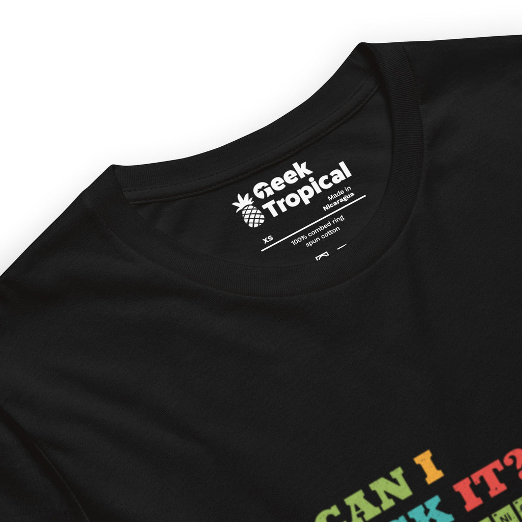 Can I Lick It Periodic Table T-Shirt Geek Nerd Design by Tobe Fonseca FLOW DESC WRITING Funny Prints
