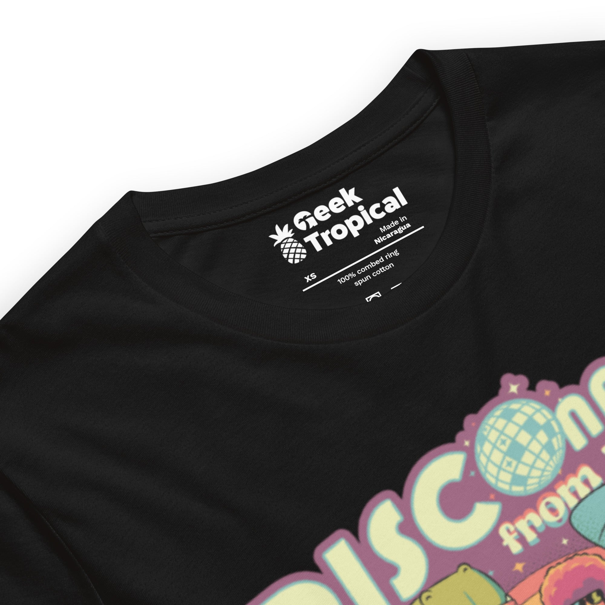 Disco - nnected From Reality T-Shirt Geek Nerd Design by Tobe Fonseca dinosaur print FLOW DESC WRITING