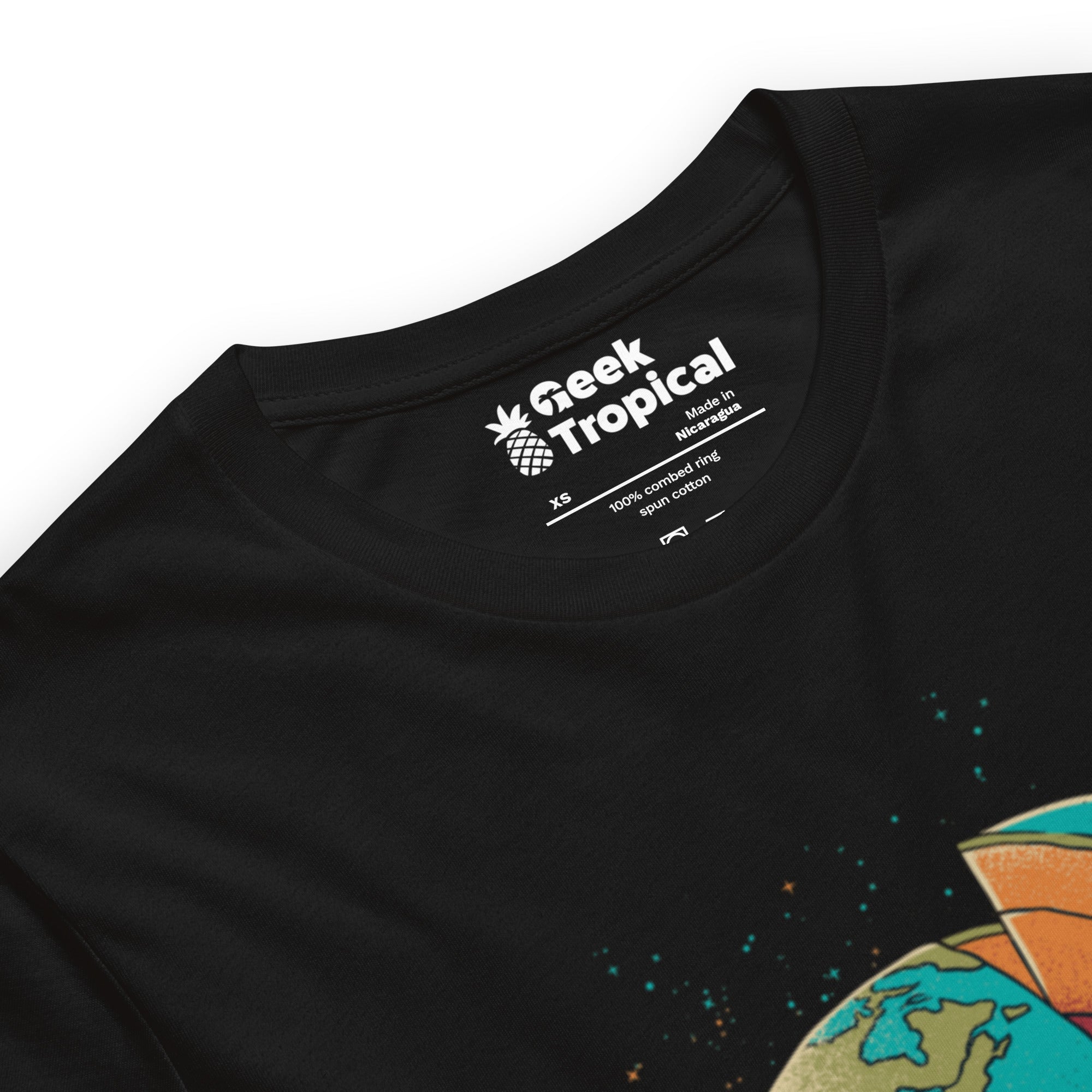 Earth Crust Cake T-Shirt Geek Nerd Design by Tobe Fonseca FLOW DESC WRITING Funny Prints