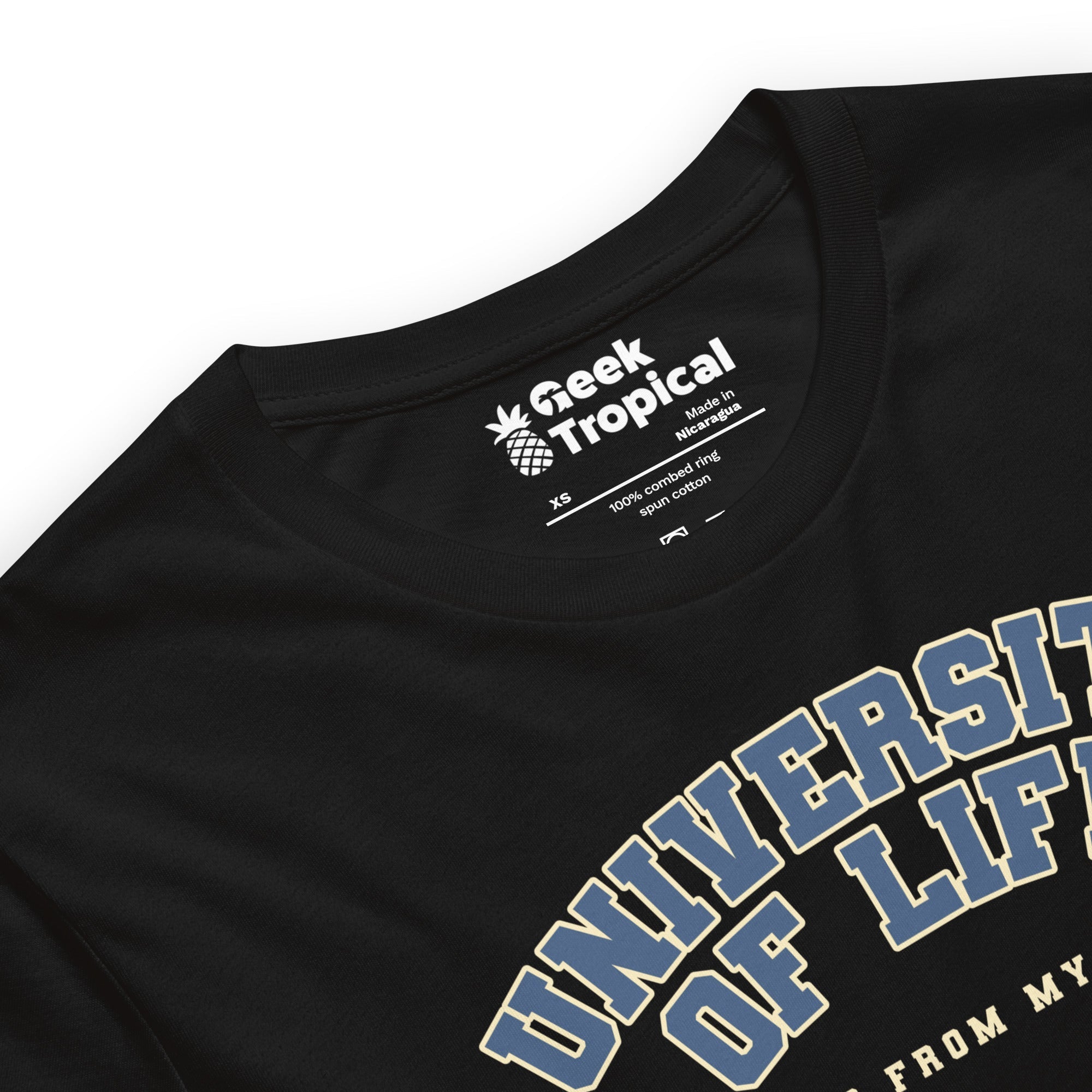 University of Life T-Shirt Geek Nerd Advertise to Meta Design by Tobe Fonseca FLOW DESC WRITING