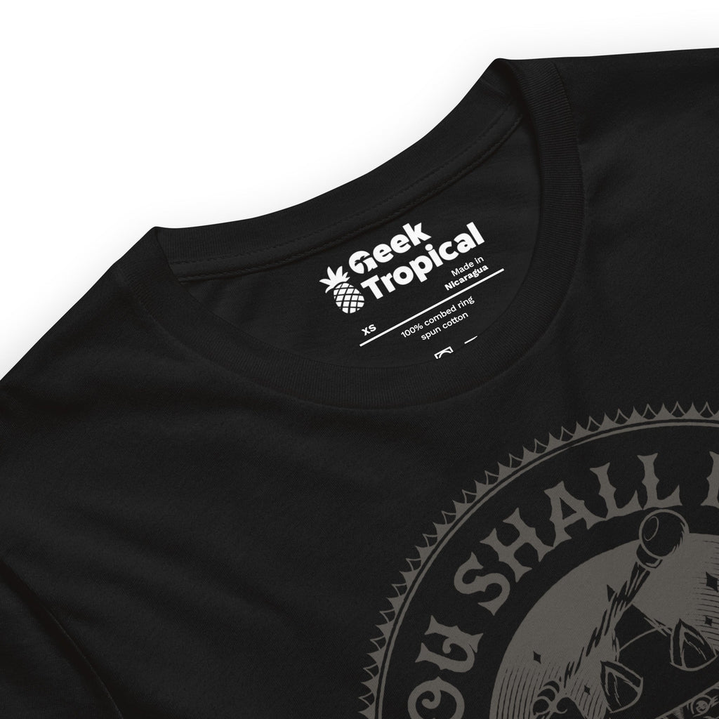 You Shall Not Pspsps Funny Cat T-Shirt Geek Nerd Advertise to Meta Animal Patterns Design by Tobe Fonseca