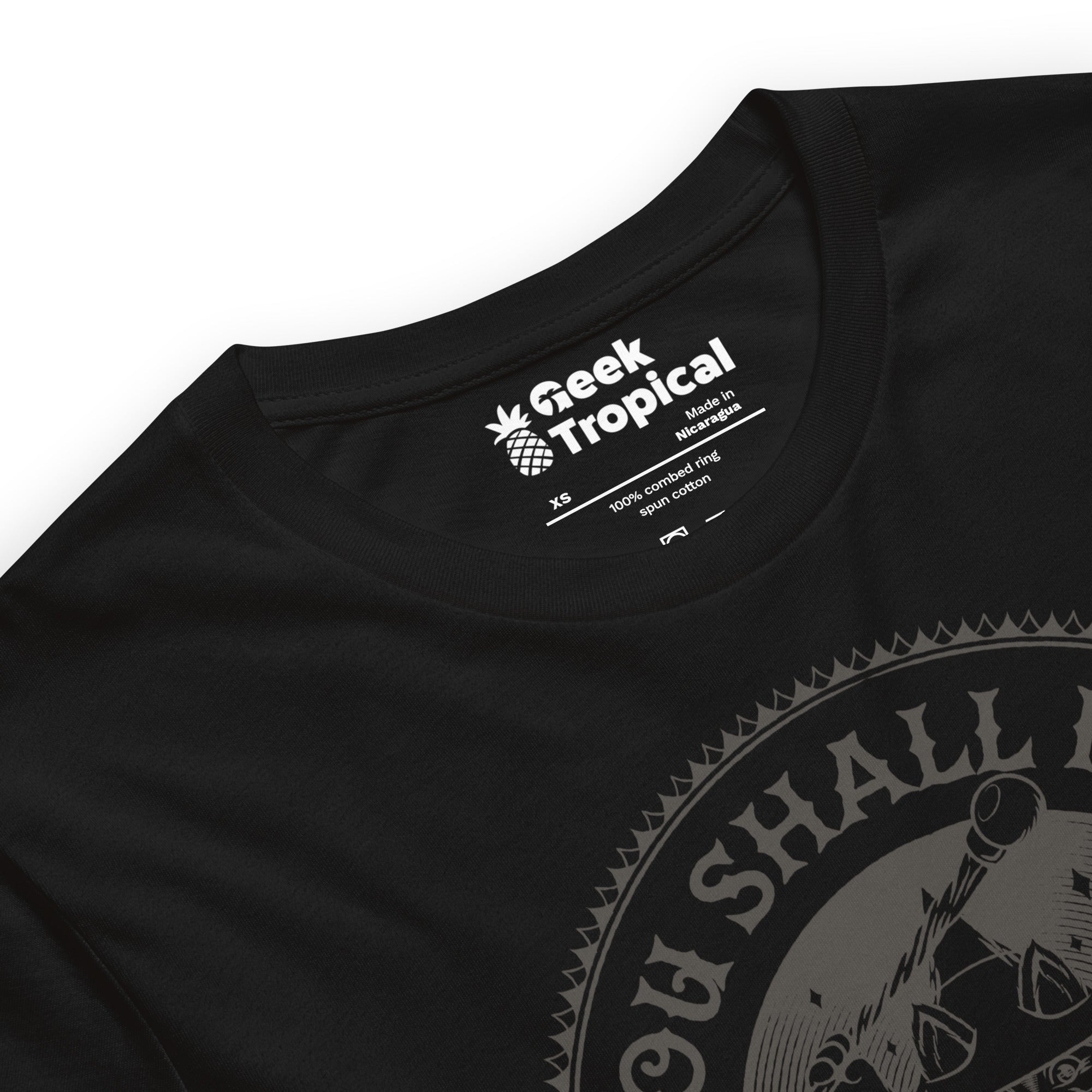 You Shall Not Pspsps Funny Cat T-Shirt Geek Nerd Advertise to Meta Animal Patterns Design by Tobe Fonseca