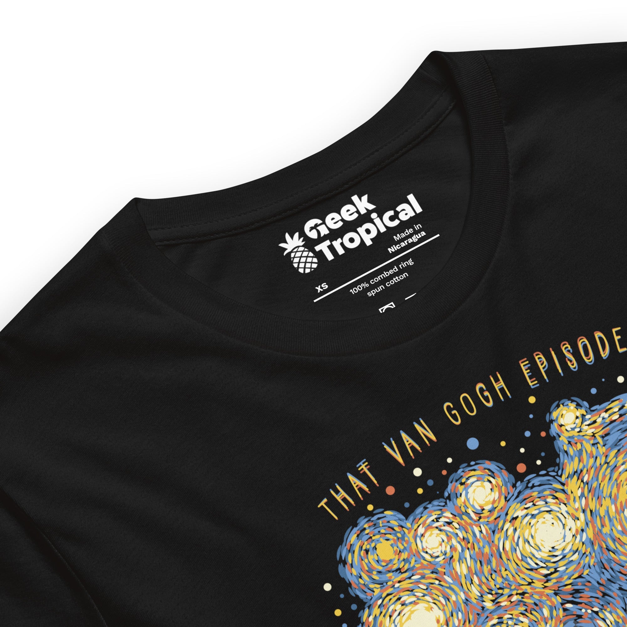 Travel Time Van Gogh Episode T-Shirt Geek Nerd Advertise to Meta Design by Tobe Fonseca FLOW DESC WRITING