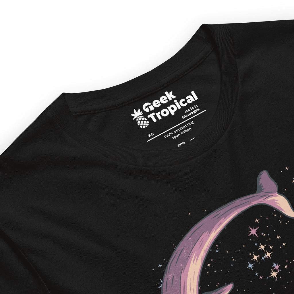 Stars of Sea Whale Astronaut T-Shirt Geek Nerd Advertise to Meta Animal Patterns Design by Tobe Fonseca