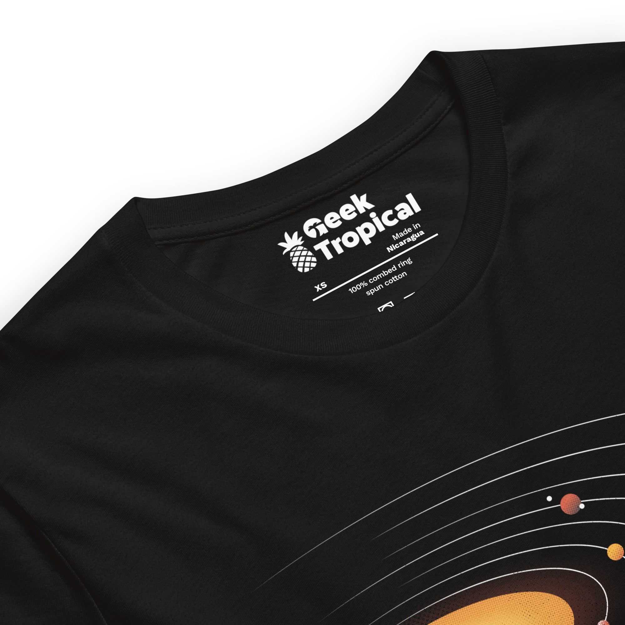 Solar System Vinyl Music T-Shirt Geek Nerd Advertise to Meta Design by Tobe Fonseca FLOW DESC WRITING