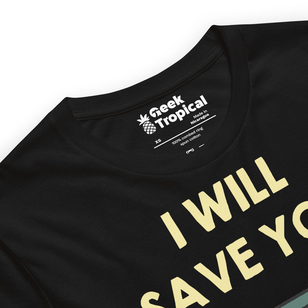 Floppy Disk Knight I Will Save You! T-Shirt Geek Nerd Advertise to Meta computer print Design by Tobe Fonseca