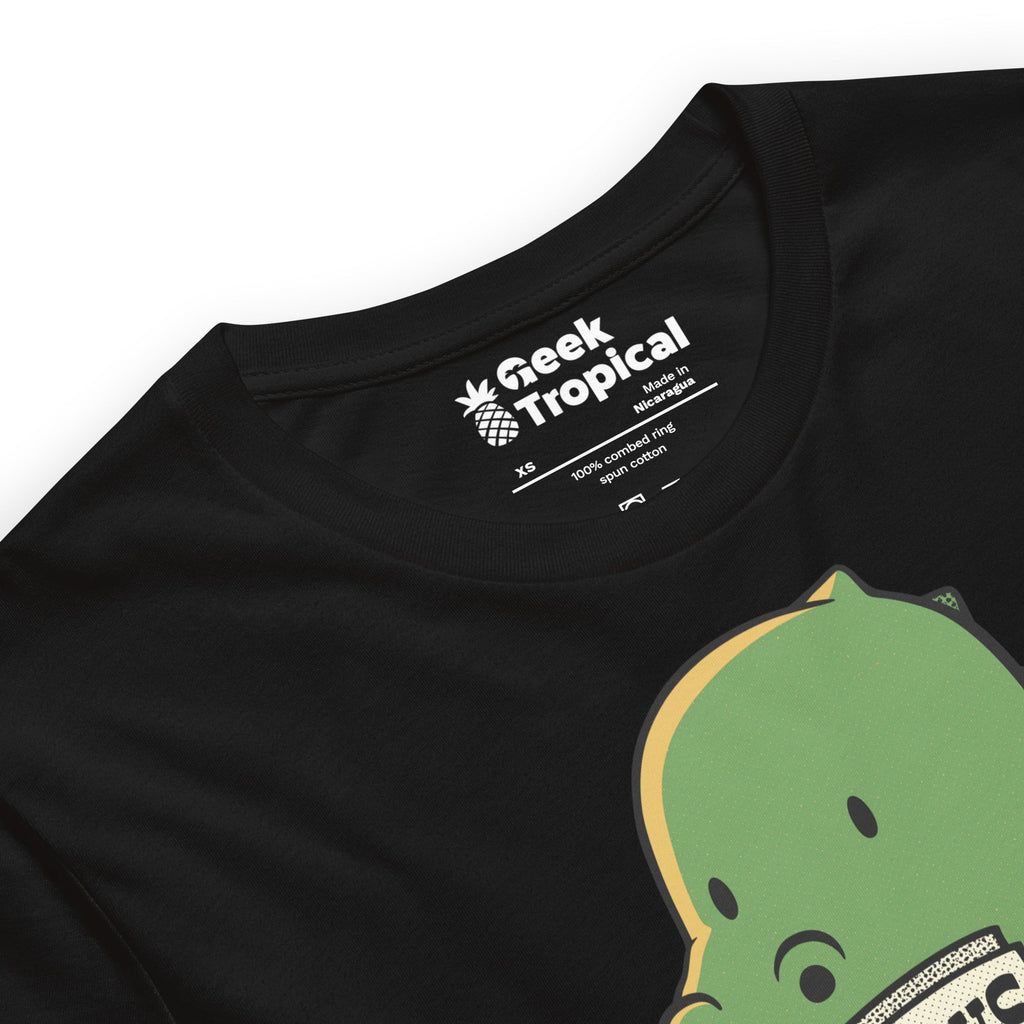 Dinosaur Meteor Jurassic News T-Shirt Geek Nerd Advertise to Meta Book Prints Design by Tobe Fonseca