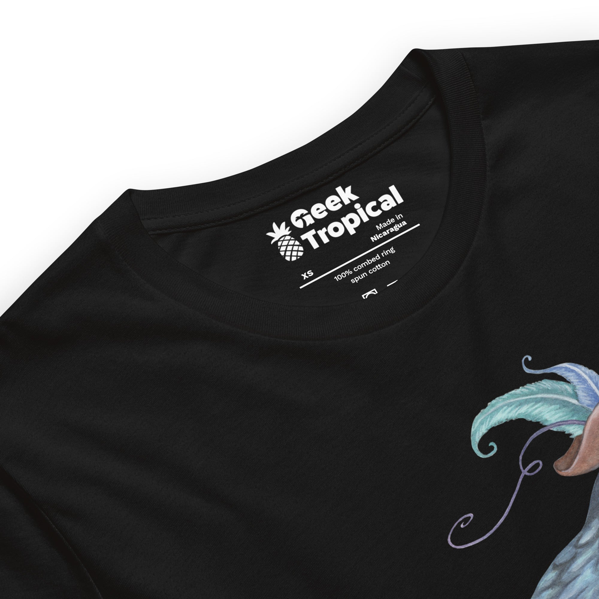 Amy Brown Fancy Crow T-Shirt Geek Nerd Advertise to Meta Animal Patterns Design by Amy Brown