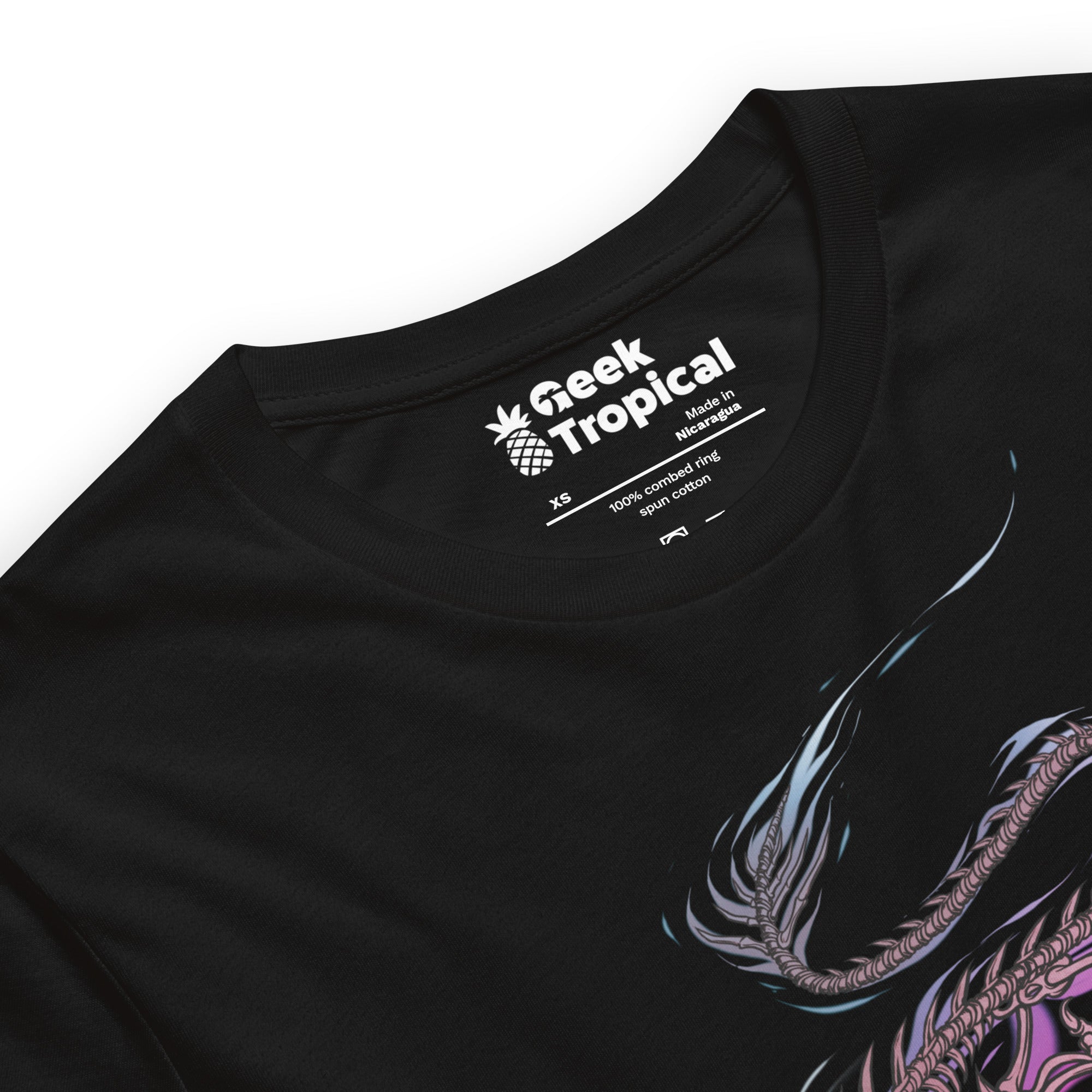 Chinese Skull Dragon T-Shirt Geek Nerd Advertise to Meta Design by Tobe Fonseca Fantasy Prints
