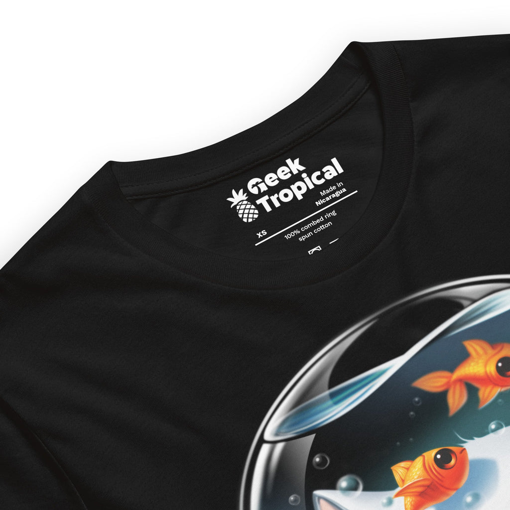 Castronaut Cat T-Shirt Geek Nerd Advertise to Meta Animal Patterns Design by Tobe Fonseca