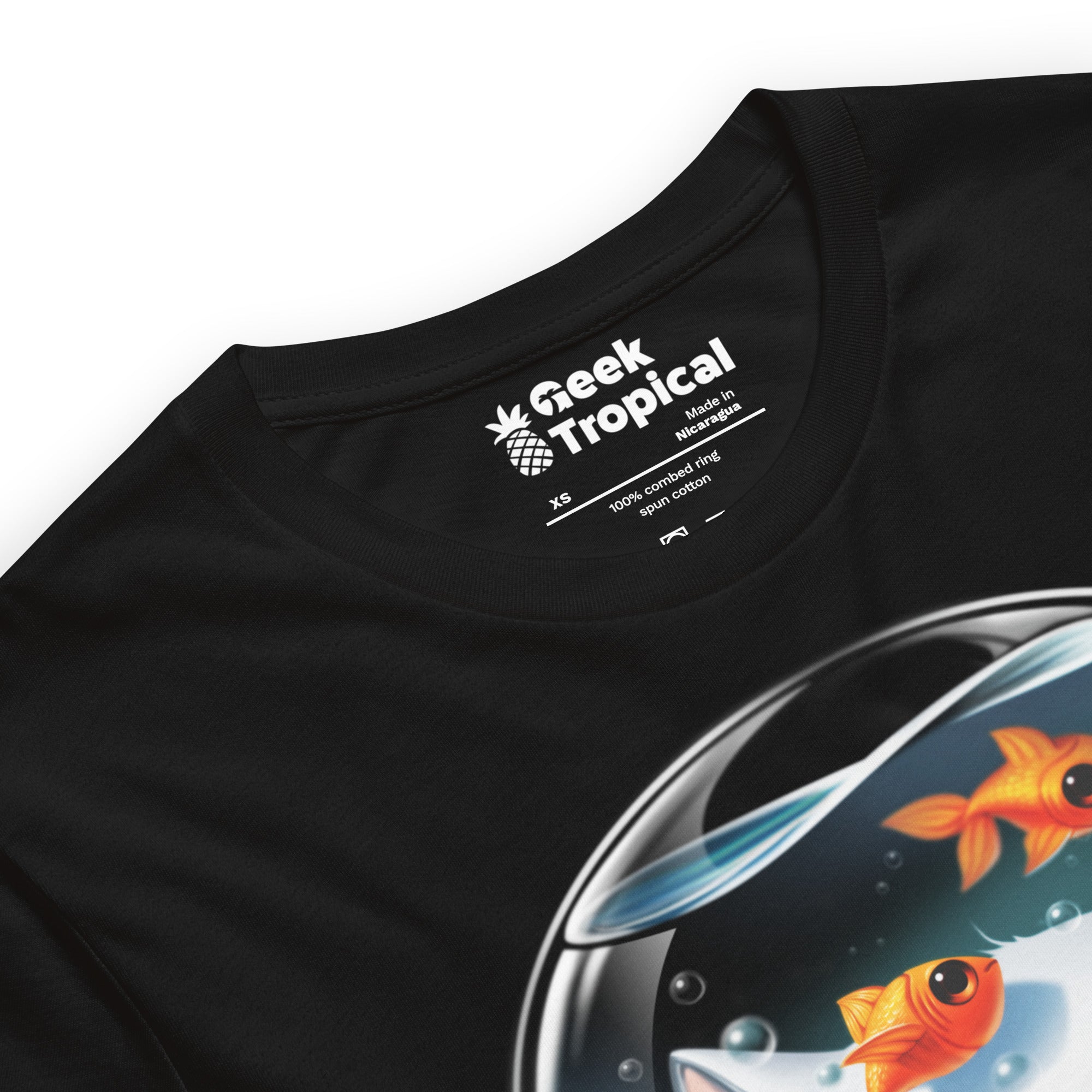 Castronaut Cat T-Shirt Geek Nerd Advertise to Meta Animal Patterns Design by Tobe Fonseca