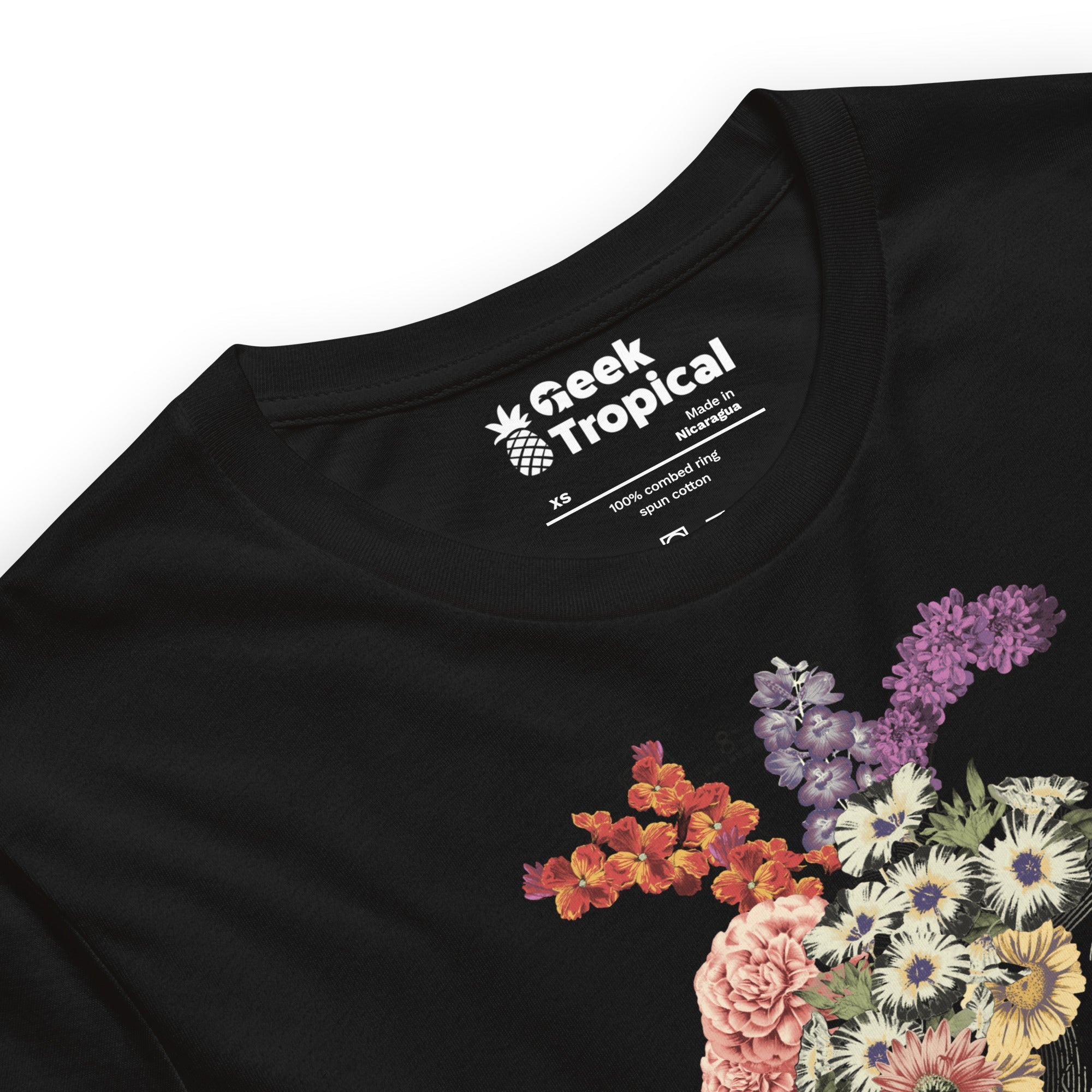 Flower Heart Spring Halftones T-Shirt Geek Nerd Advertise to Meta Botany Print Design by Tobe Fonseca