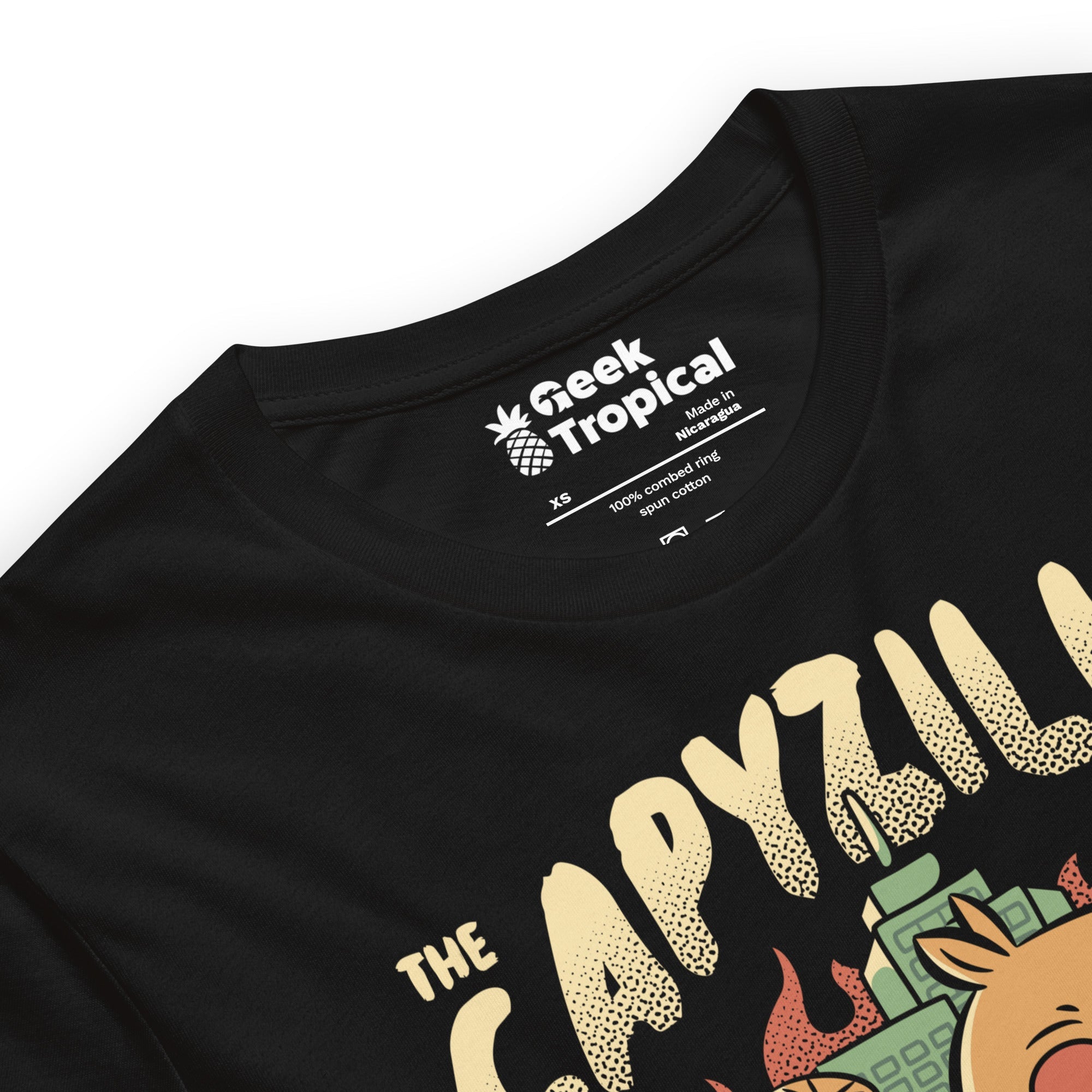 Capyzilla Kawaii Monster T-Shirt Geek Nerd Advertise to Meta Animal Patterns Anime