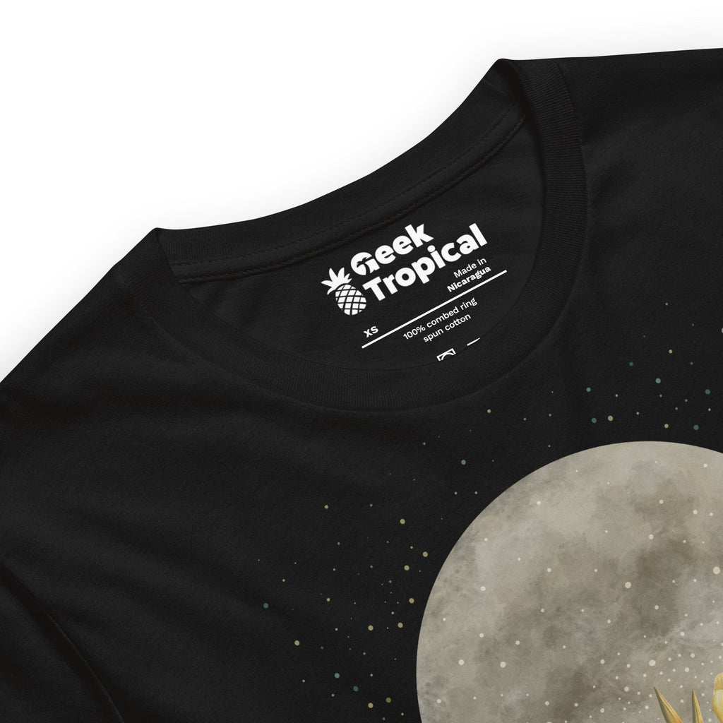 Moon Greeting T-Shirt Geek Nerd Advertise to Meta Design by Episodic Drawing FLOW DESC WRITING