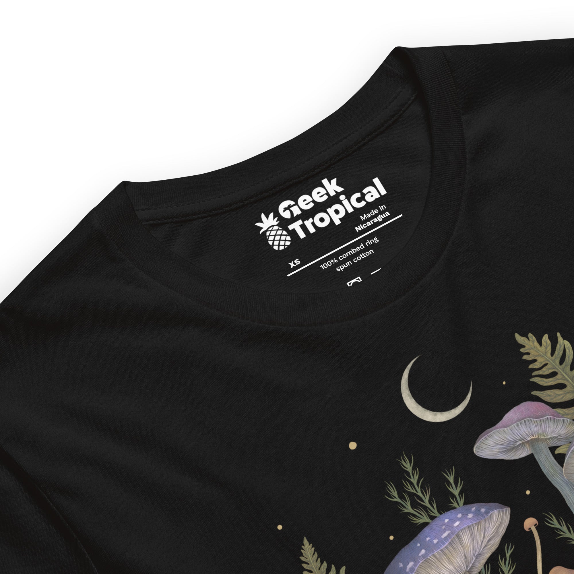 Mushroom Cover T-Shirt Geek Nerd Advertise to Meta Book Prints Botany Print