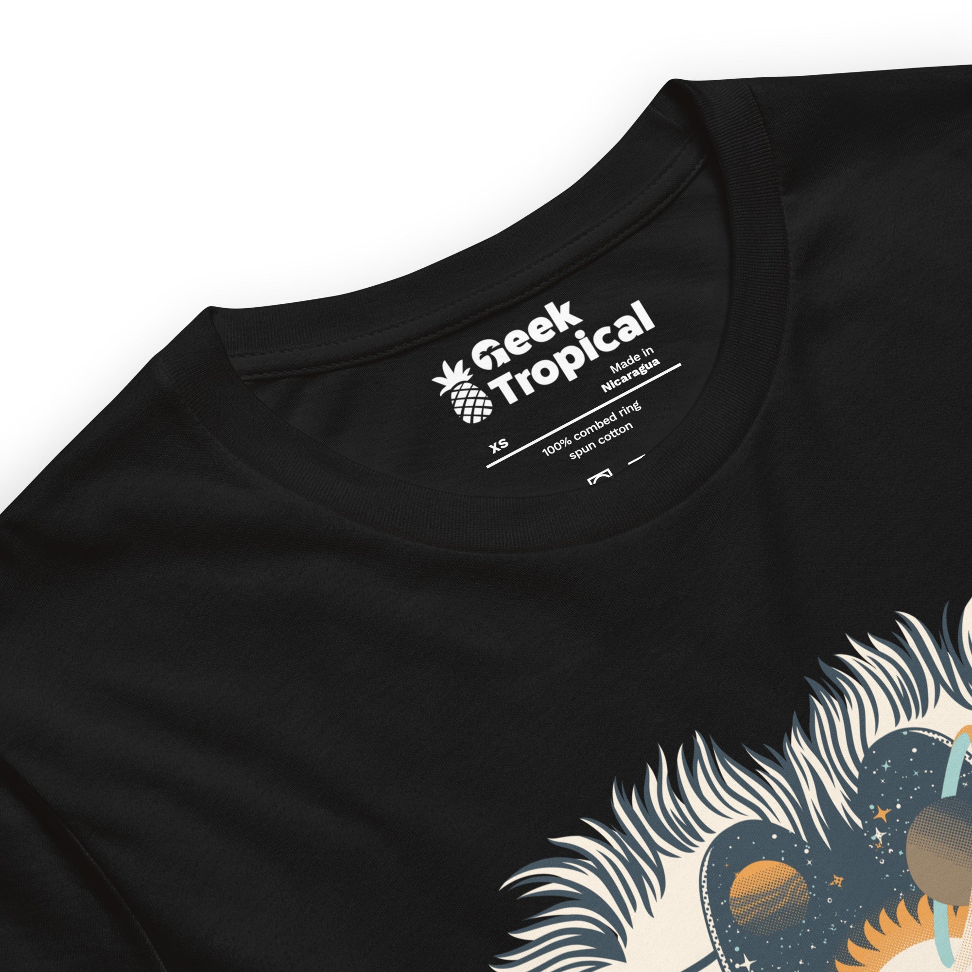 Albert Einstein Head Universe Physics T-Shirt Geek Nerd Advertise to Meta Design by Tobe Fonseca FLOW DESC WRITING