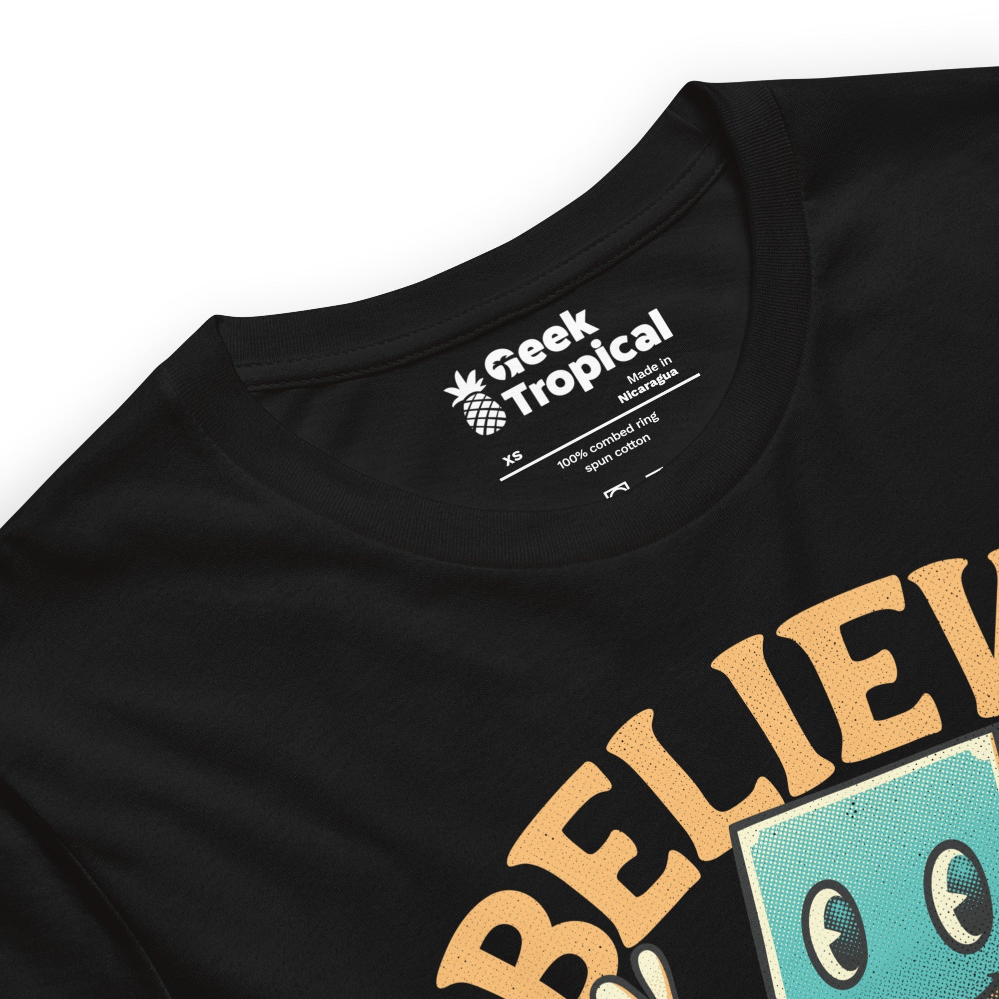 Believe In Your Shelf T-Shirt Geek Nerd Advertise to Meta Book Prints Design by Tobe Fonseca