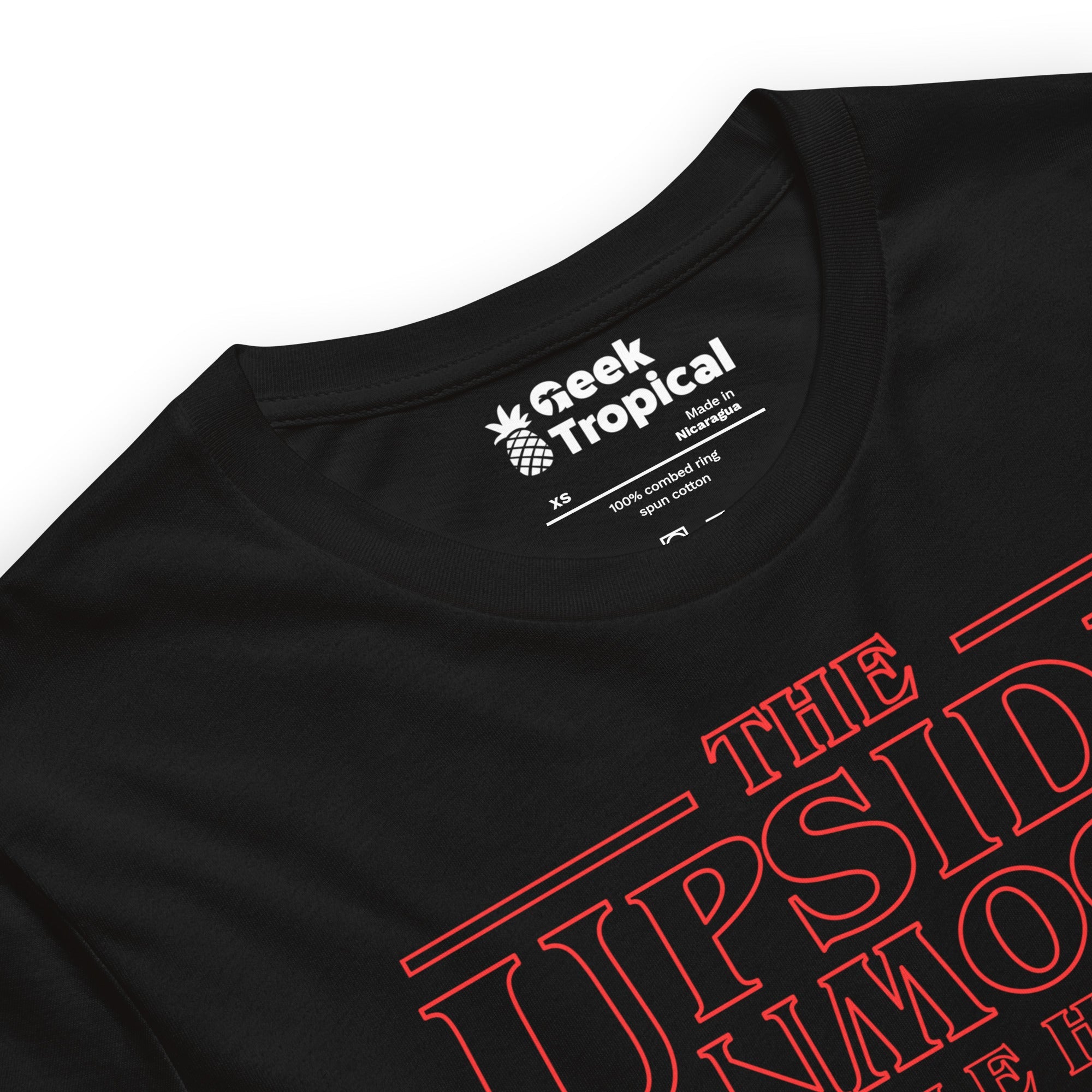 Upside Down Waffle House T-Shirt Geek Nerd Advertise to Meta FLOW DESC WRITING Funny Prints