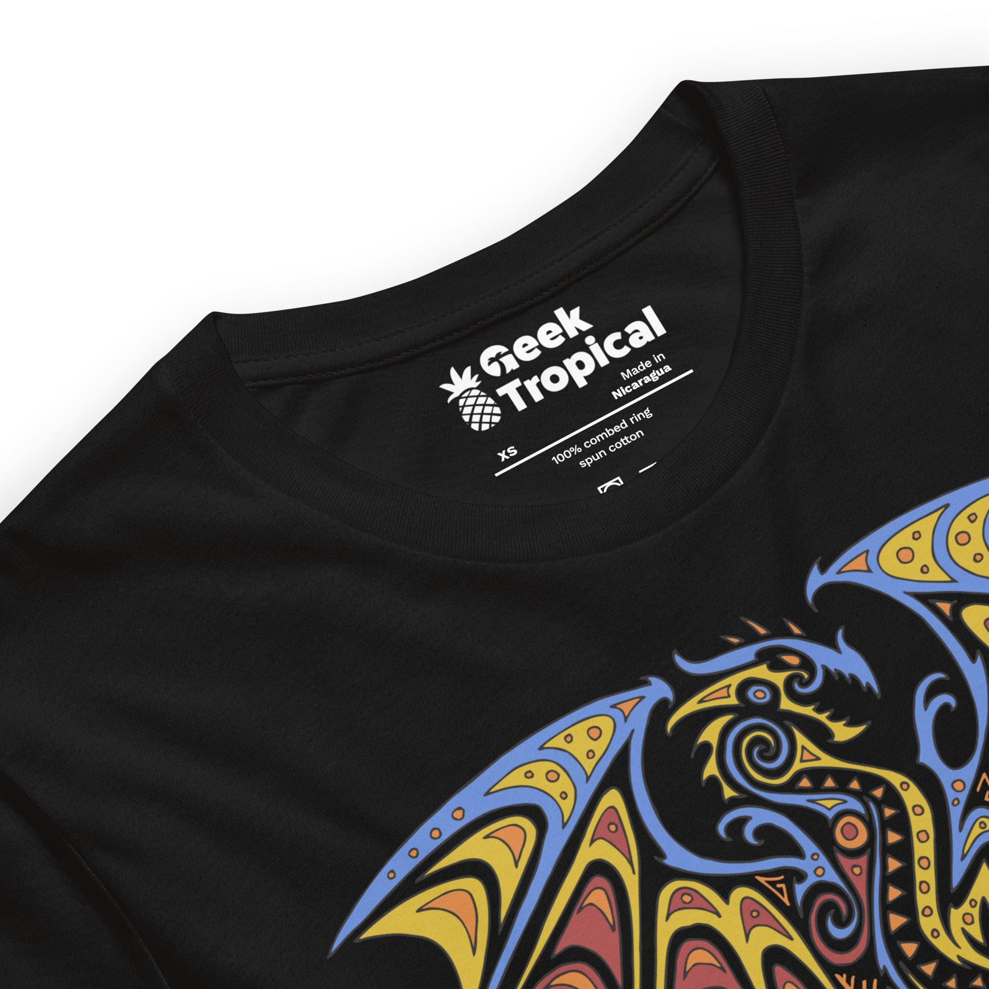 Tribal Dragon T-Shirt Geek Nerd Advertise to Meta Animal Patterns Fantasy Prints